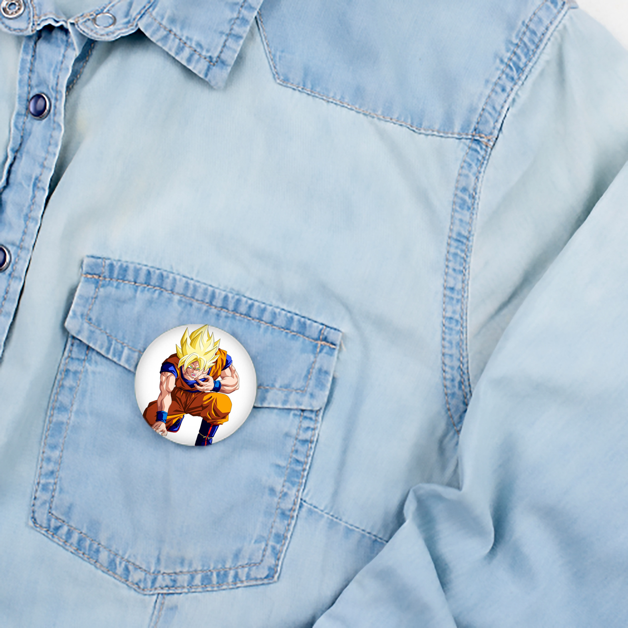 ドラゴンボール 孫悟空（そん ごくう）Son Goku カカロット DRAGON BALL Kakarotto 6cm 缶バッジ 複数セット