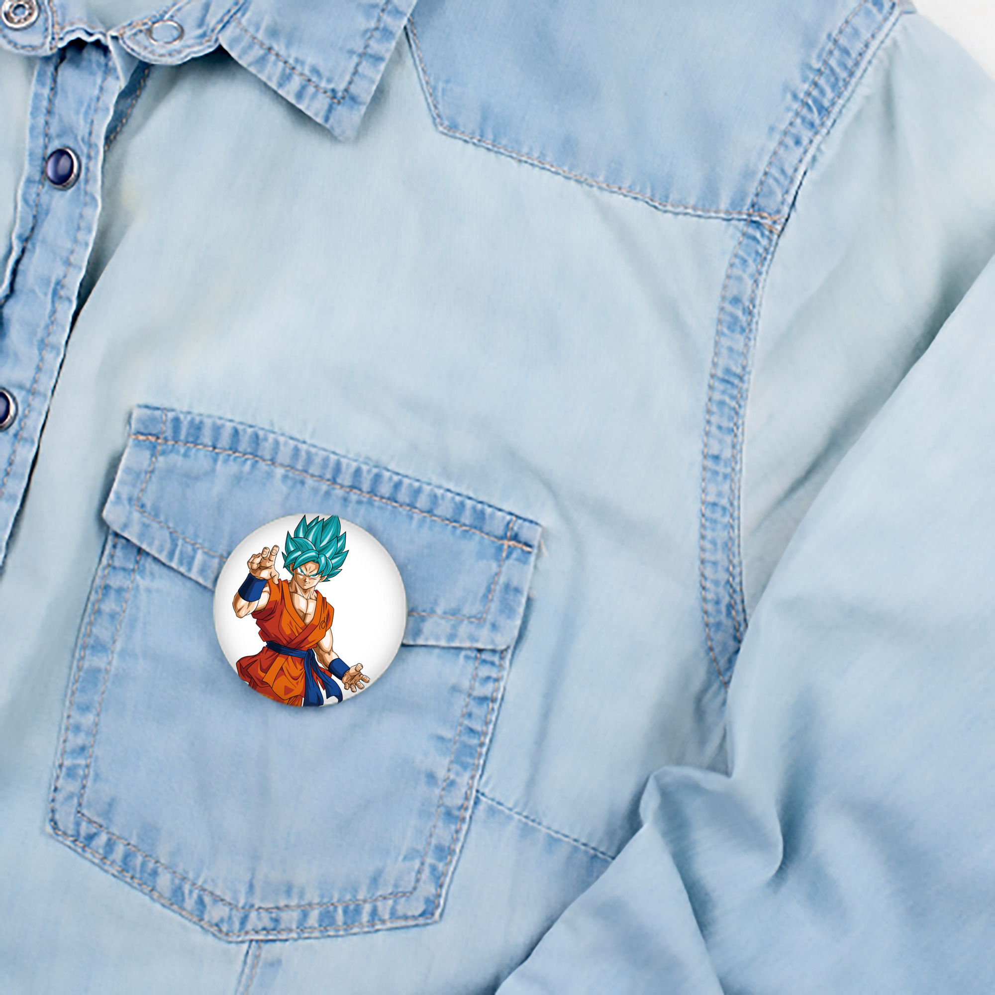 ドラゴンボール 孫悟空（そん ごくう）Son Goku カカロット DRAGON BALL Kakarotto 6cm 缶バッジ 複数セット