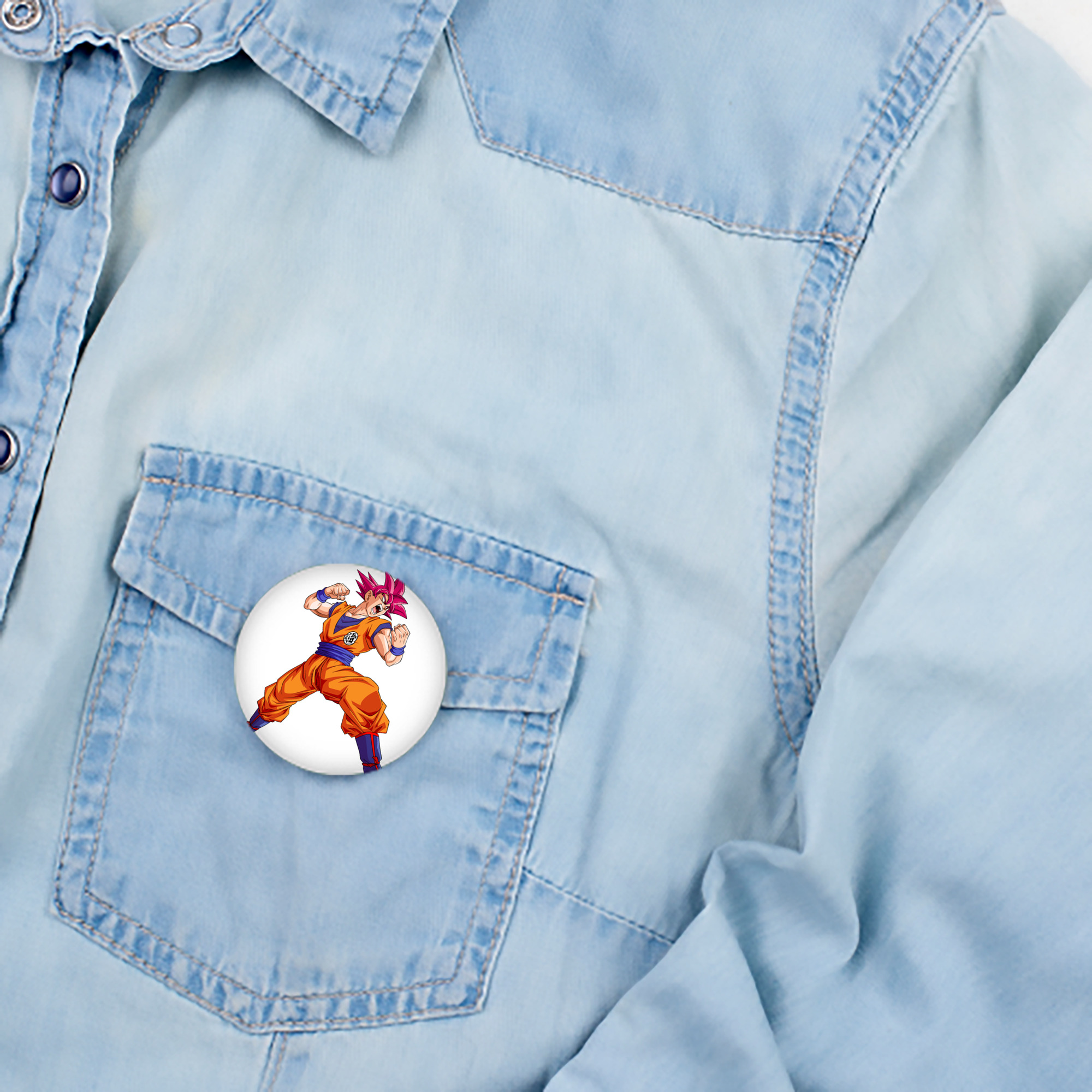 ドラゴンボール 孫悟空（そん ごくう）Son Goku カカロット DRAGON BALL Kakarotto 6cm 缶バッジ 複数セット