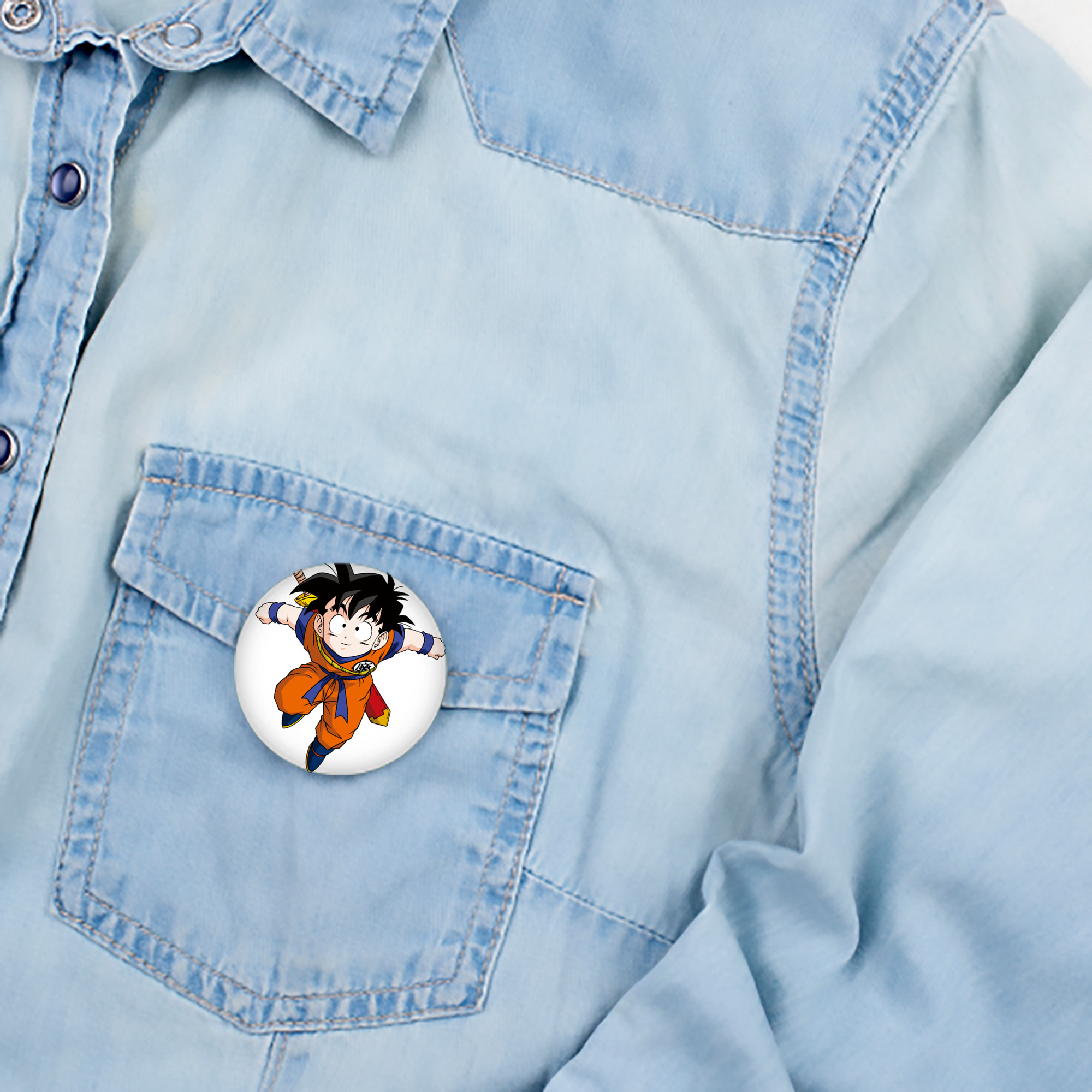 ドラゴンボール 孫悟空（そん ごくう）Son Goku カカロット DRAGON BALL Kakarotto 6cm 缶バッジ 複数セット