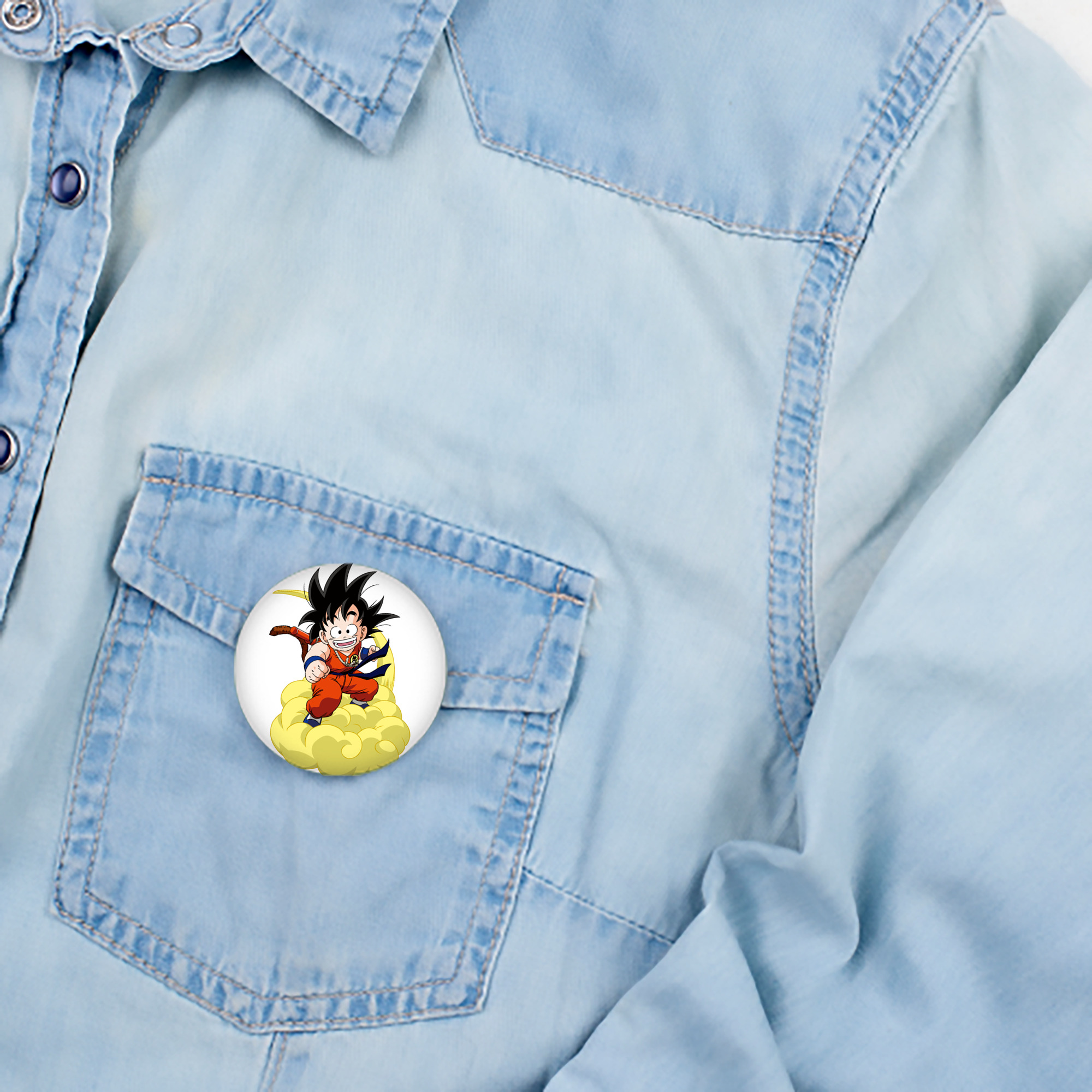 ドラゴンボール 孫悟空（そん ごくう）Son Goku カカロット DRAGON BALL Kakarotto 6cm 缶バッジ 複数セット
