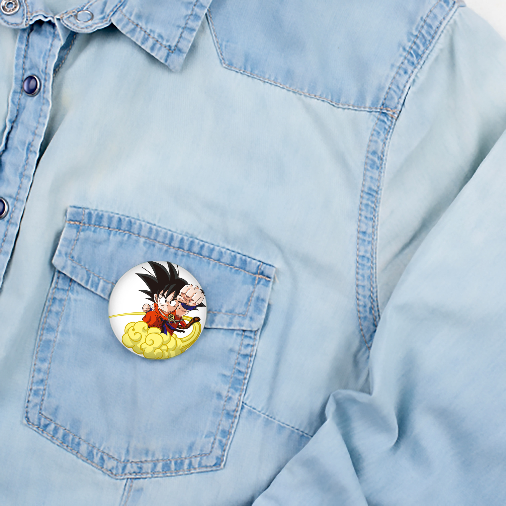 ドラゴンボール 孫悟空（そん ごくう）Son Goku カカロット DRAGON BALL Kakarotto 6cm 缶バッジ 複数セット