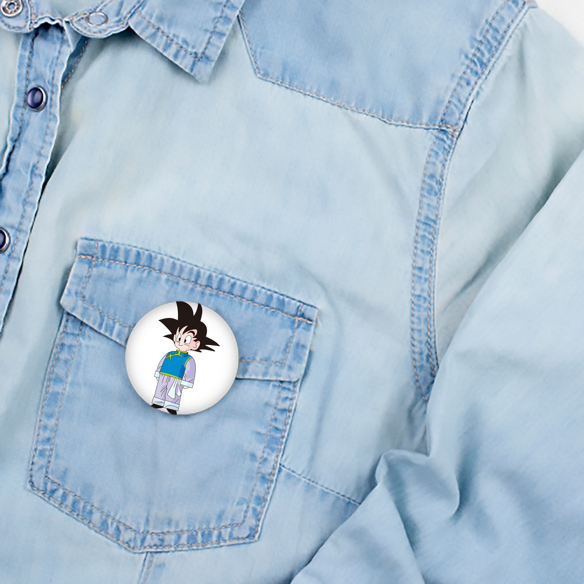 ドラゴンボール 孫悟空（そん ごくう）Son Goku カカロット DRAGON BALL Kakarotto 6cm 缶バッジ 複数セット