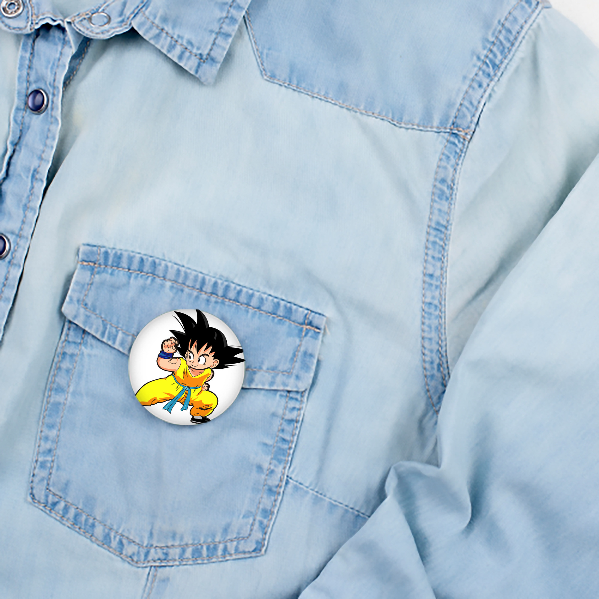 ドラゴンボール 孫悟空（そん ごくう）Son Goku カカロット DRAGON BALL Kakarotto 6cm 缶バッジ 複数セット