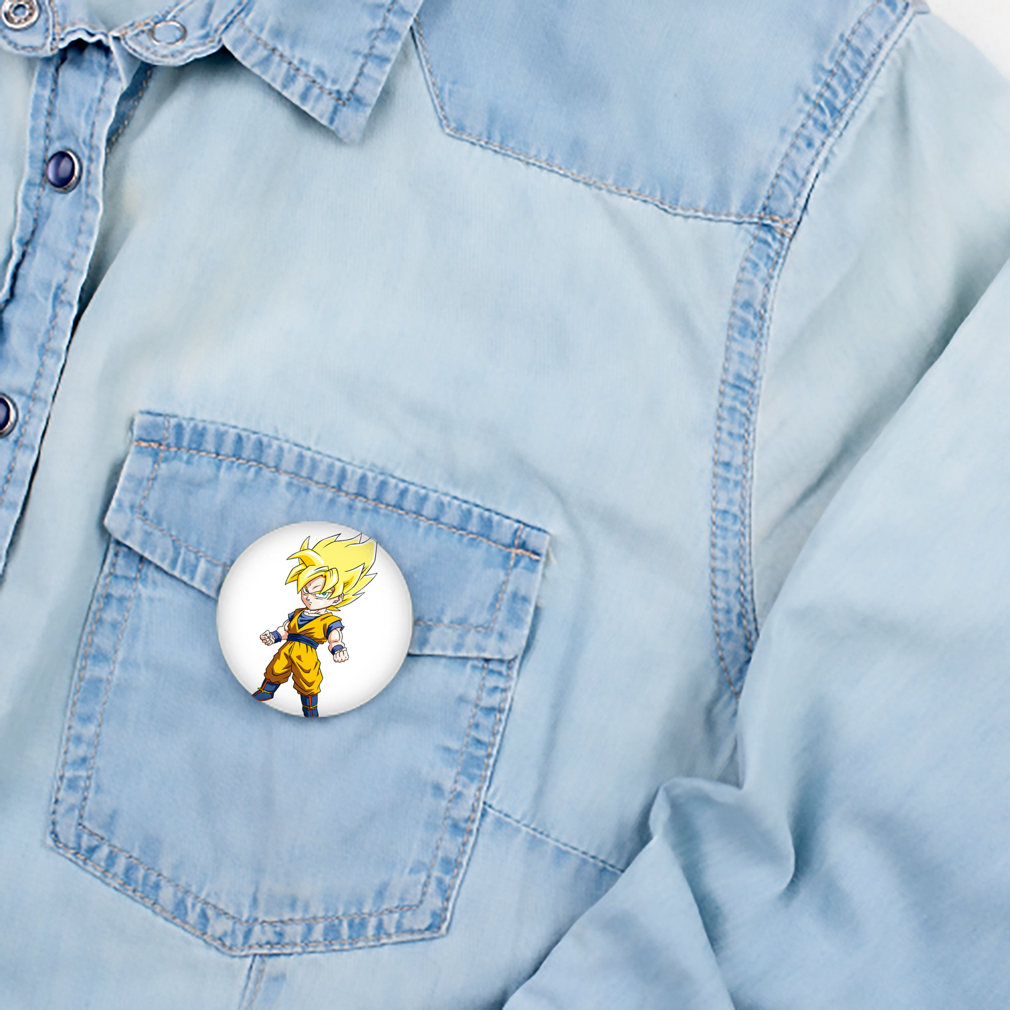 ドラゴンボール 孫悟空（そん ごくう）Son Goku カカロット DRAGON BALL Kakarotto 6cm 缶バッジ 複数セット