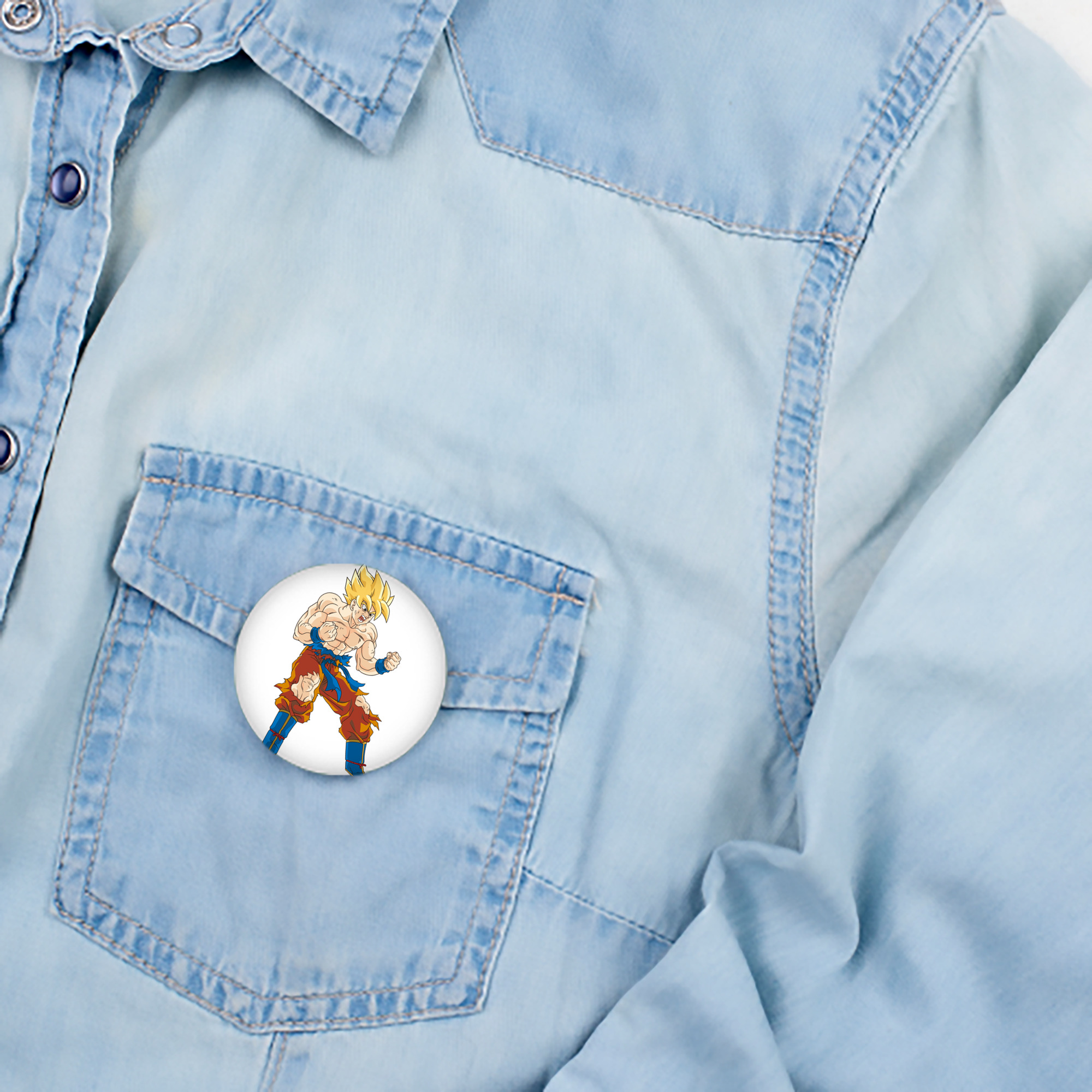 ドラゴンボール 孫悟空（そん ごくう）Son Goku カカロット DRAGON BALL Kakarotto 6cm 缶バッジ 複数セット