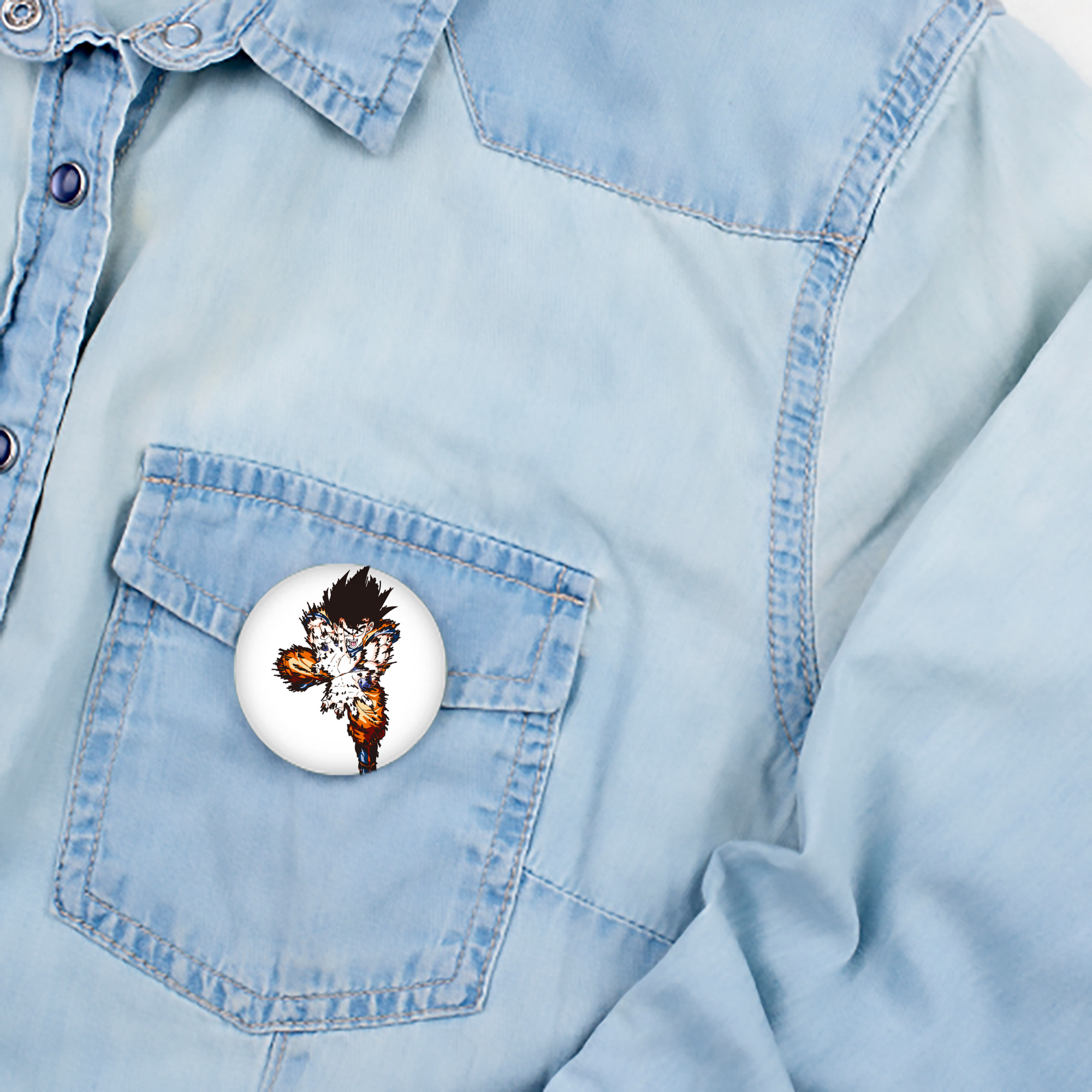 ドラゴンボール 孫悟空（そん ごくう）Son Goku カカロット DRAGON BALL Kakarotto 6cm 缶バッジ 複数セット