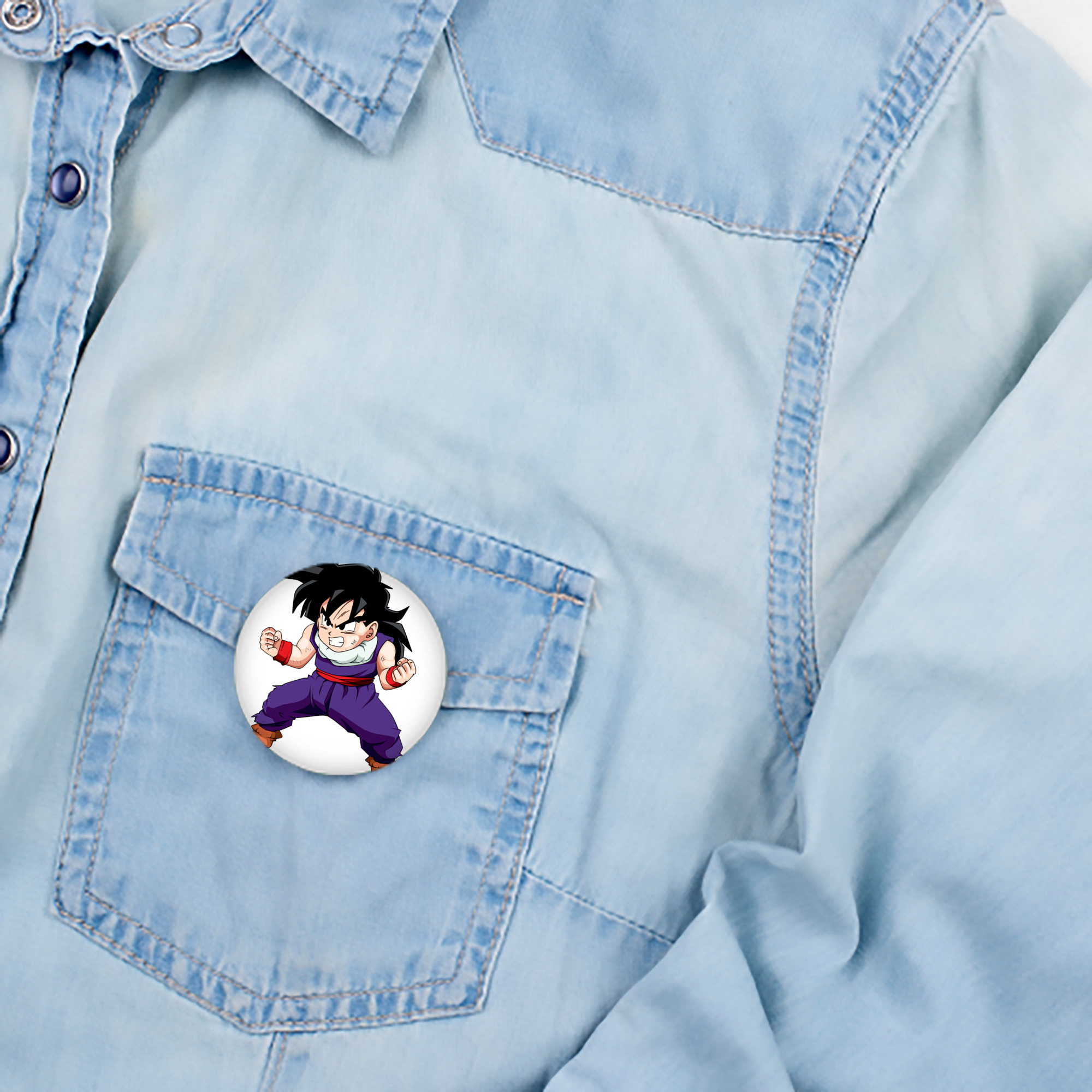 ドラゴンボール 孫 悟飯（そんごはん）DRAGON BALL Son Gohan 6cm 缶バッジ 複数セット