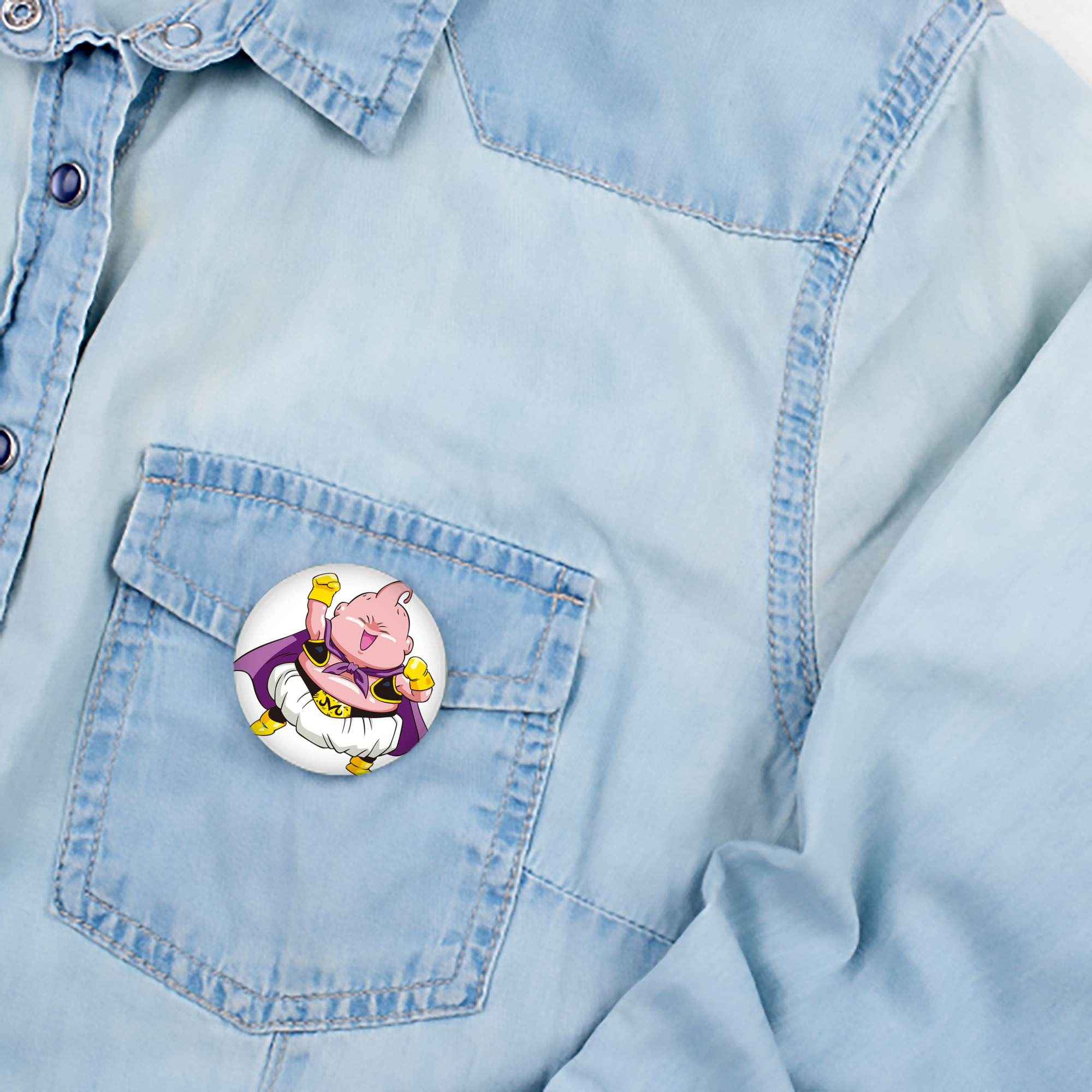 ドラゴンボール 魔人ブウ DRAGON BALL Majin Buu 6cm 缶バッジ 複数セット