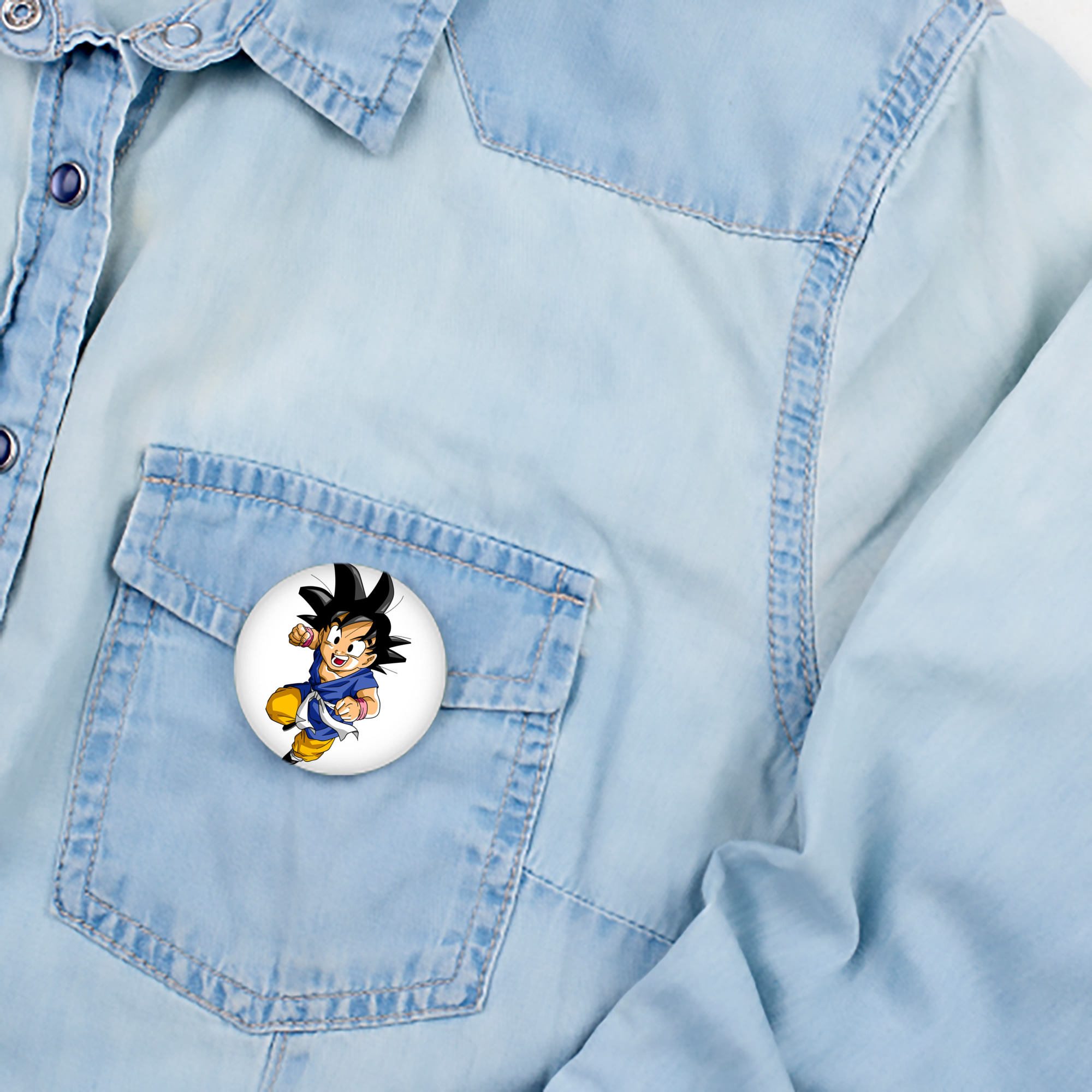ドラゴンボール 孫悟天 そん ごてん DRAGON BALL Son Goten 6cm 缶バッジ 複数セット
