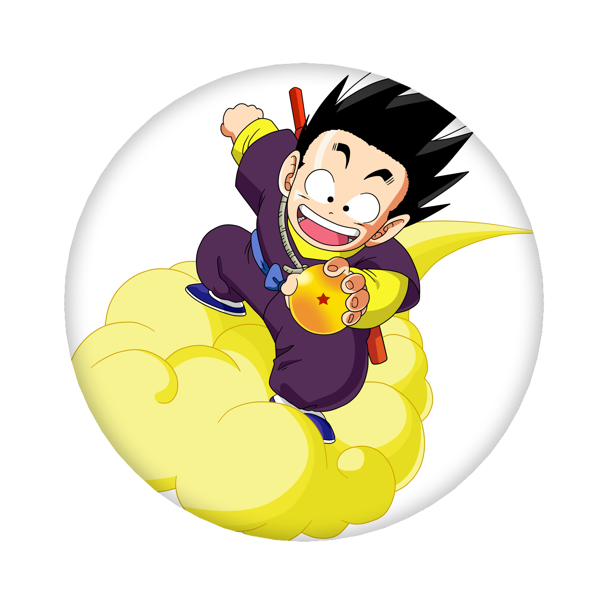 （画像用） ドラゴンボール 孫悟空（そん ごくう）Son Goku カカロット DRAGON BALL Kakarotto 6cm 缶バッジ 複数セット