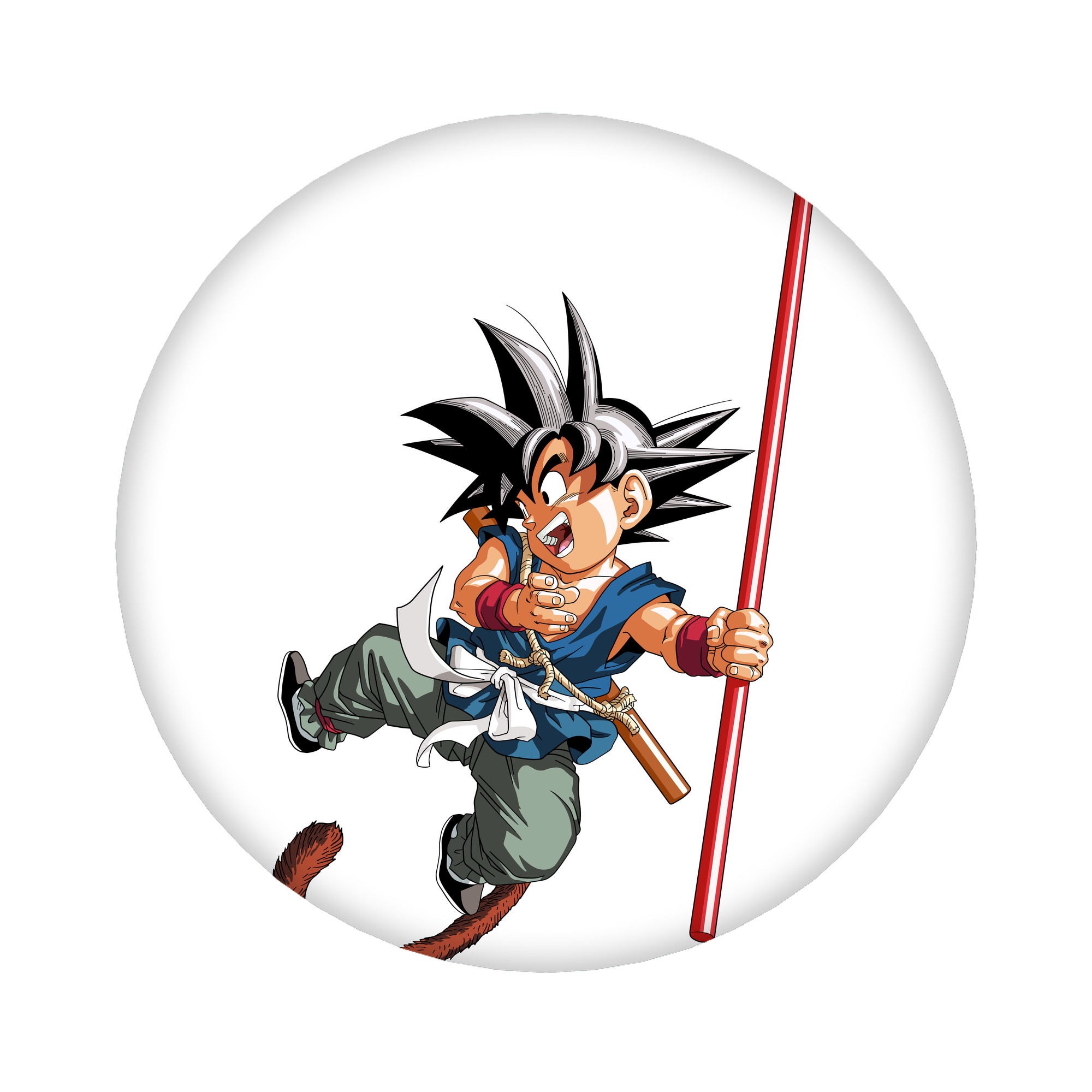 （画像用） ドラゴンボール 孫悟空（そん ごくう）Son Goku カカロット DRAGON BALL Kakarotto 6cm 缶バッジ 複数セット