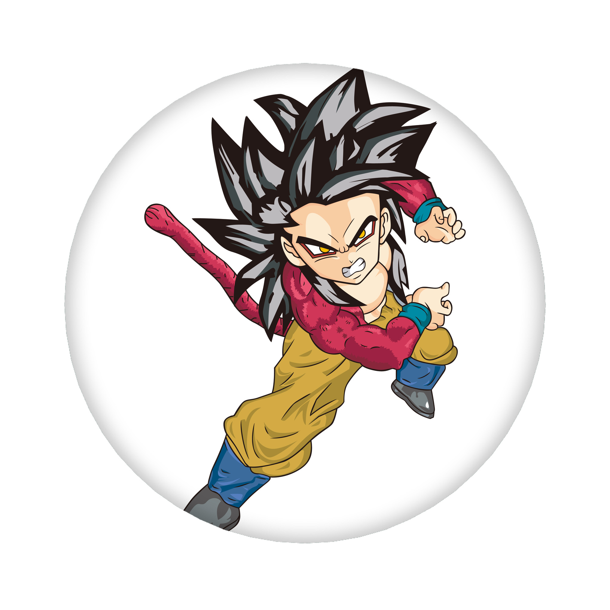 （画像用） ドラゴンボール 孫悟空（そん ごくう）Son Goku カカロット DRAGON BALL Kakarotto 6cm 缶バッジ 複数セット
