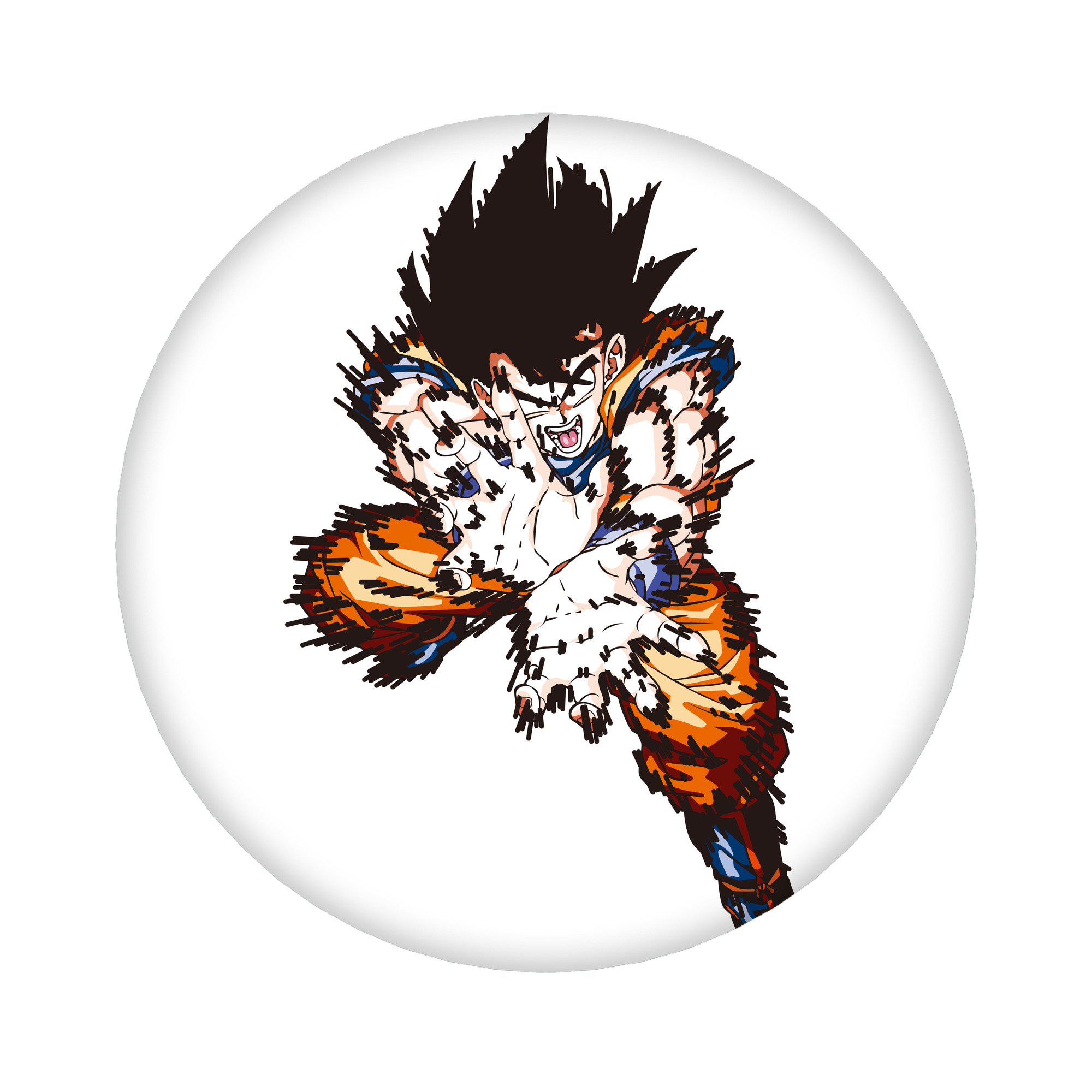 （画像用） ドラゴンボール 孫悟空（そん ごくう）Son Goku カカロット DRAGON BALL Kakarotto 6cm 缶バッジ 複数セット