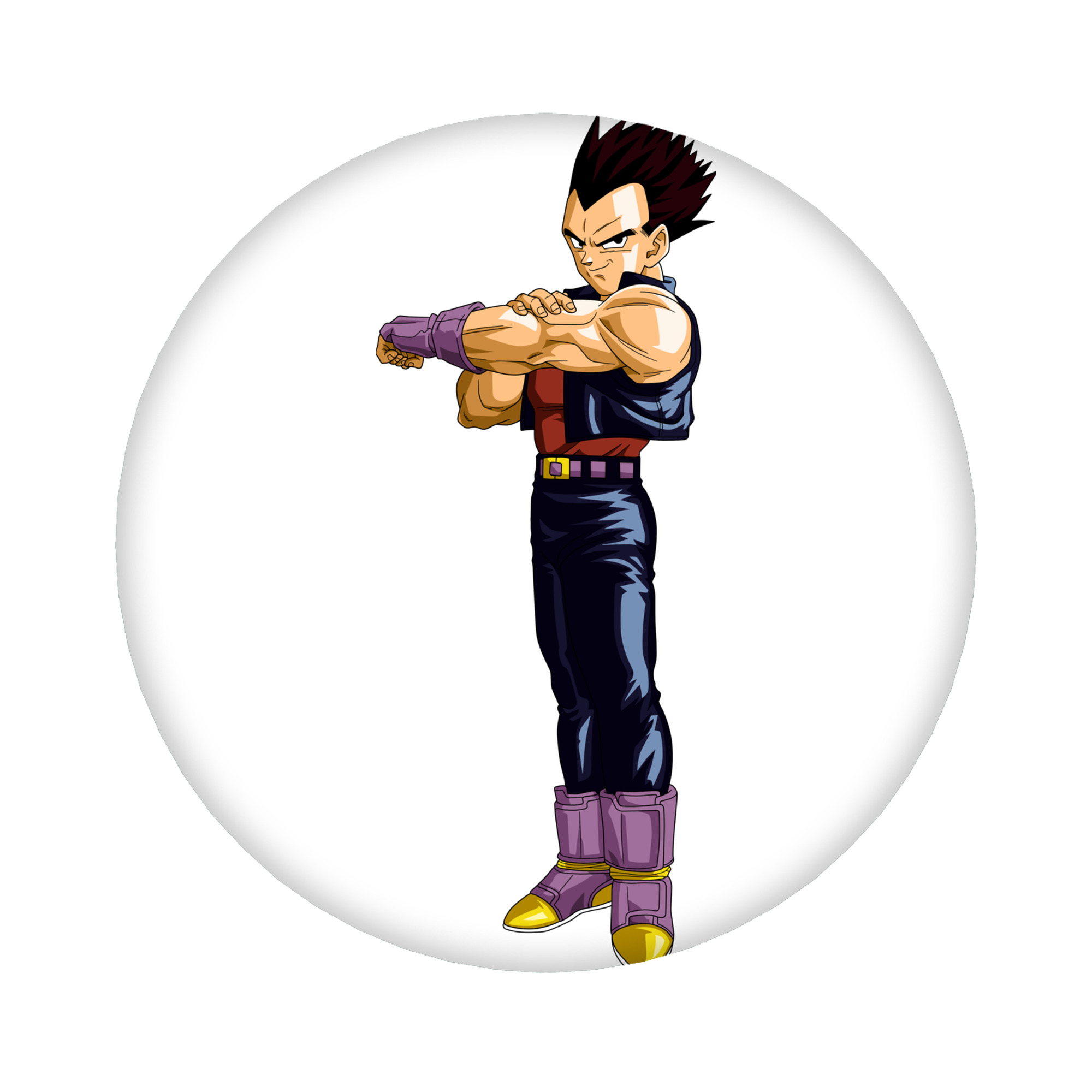 （画像用） ドラゴンボール ベジータ四世（Bejīta Yonsei）DRAGON BALL Vegeta IV 6cm 缶バッジ 複数セット