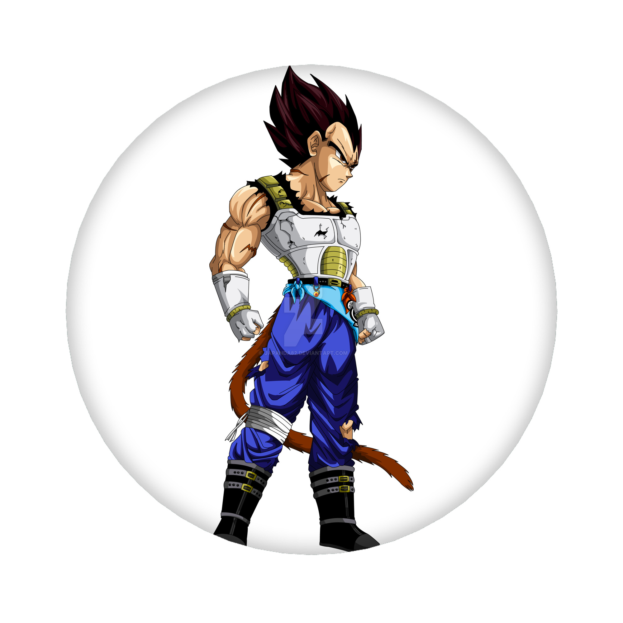 （画像用） ドラゴンボール ベジータ四世（Bejīta Yonsei）DRAGON BALL Vegeta IV 6cm 缶バッジ 複数セット