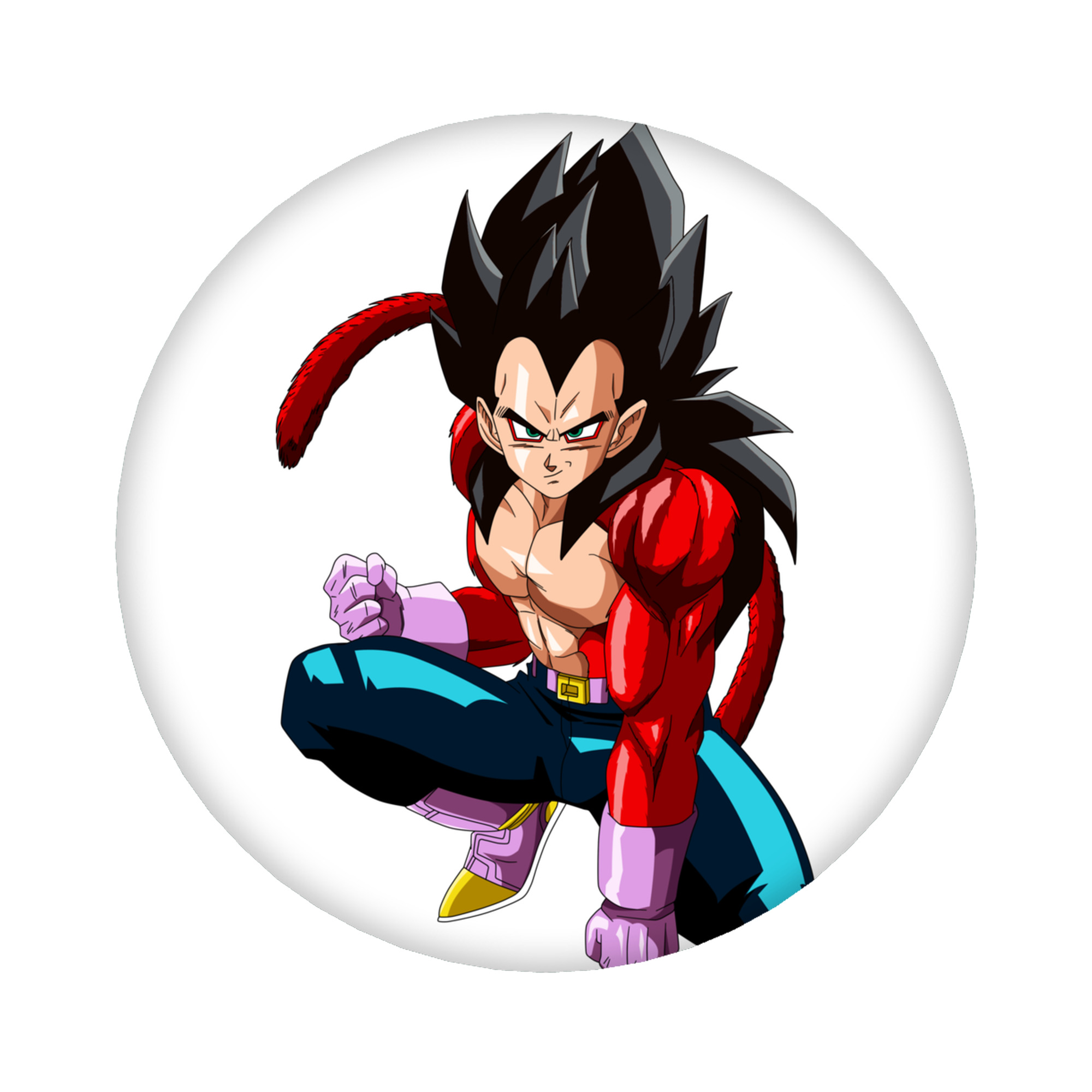 （画像用） ドラゴンボール ベジータ四世（Bejīta Yonsei）DRAGON BALL Vegeta IV 6cm 缶バッジ 複数セット