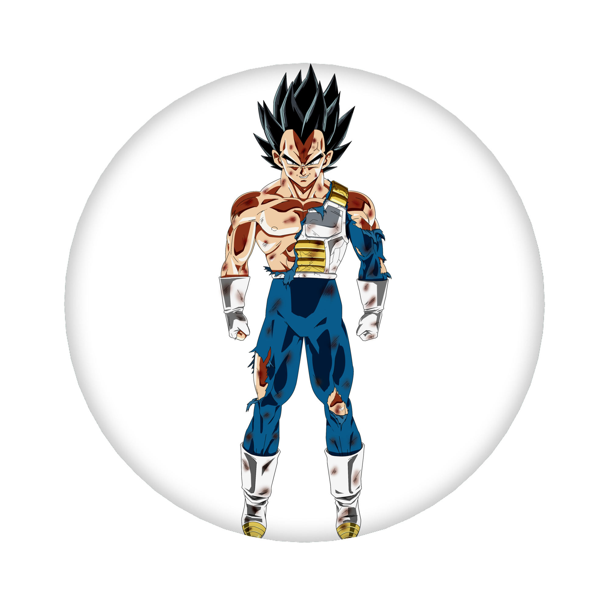 （画像用） ドラゴンボール ベジータ四世（Bejīta Yonsei）DRAGON BALL Vegeta IV 6cm 缶バッジ 複数セット
