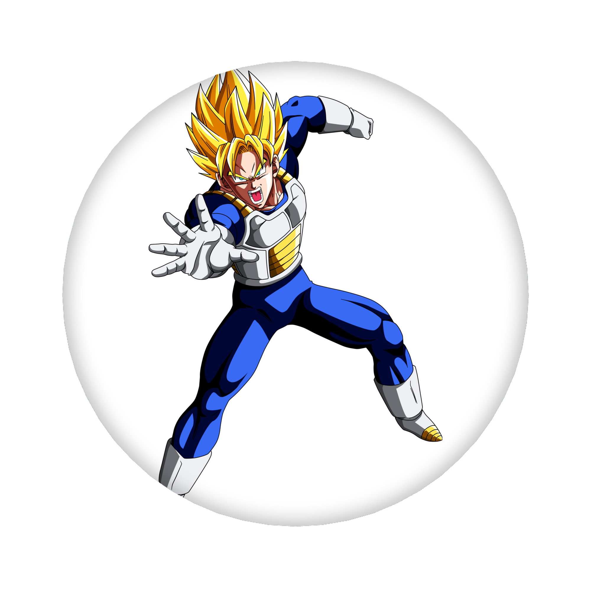 （画像用） ドラゴンボール ベジータ四世（Bejīta Yonsei）DRAGON BALL Vegeta IV 6cm 缶バッジ 複数セット