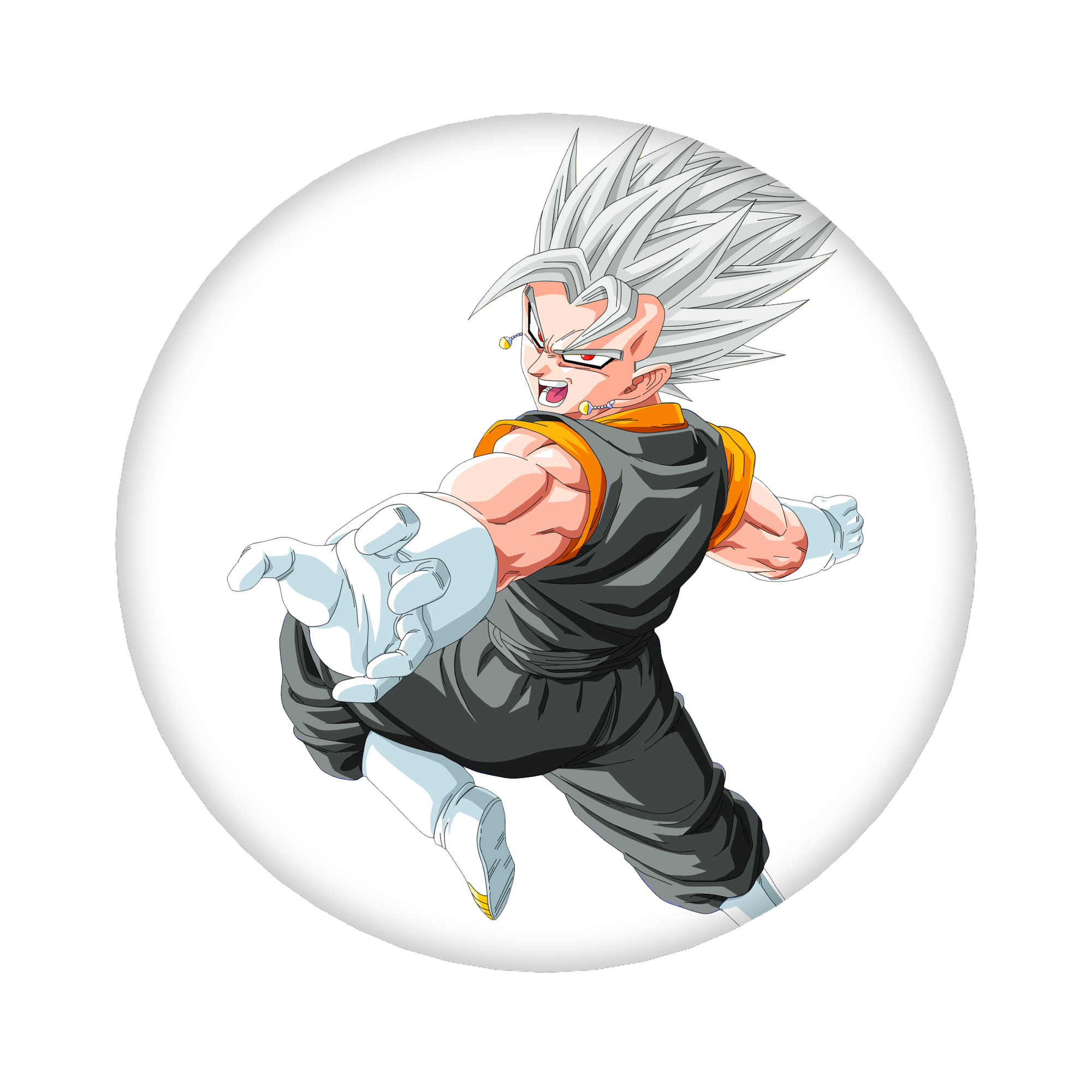 （画像用） ドラゴンボール ベジータ四世（Bejīta Yonsei）DRAGON BALL Vegeta IV 6cm 缶バッジ 複数セット