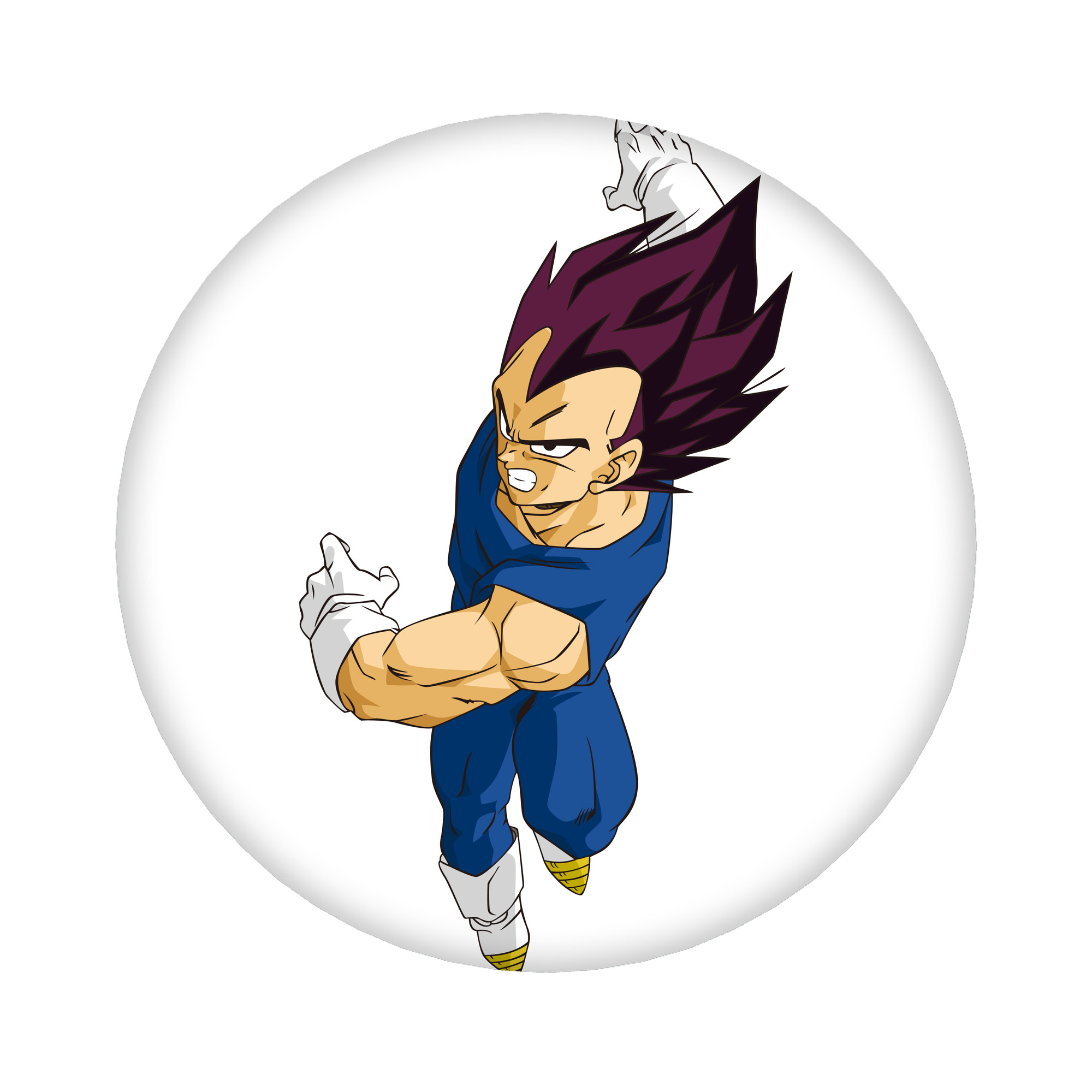 （画像用） ドラゴンボール ベジータ四世（Bejīta Yonsei）DRAGON BALL Vegeta IV 6cm 缶バッジ 複数セット