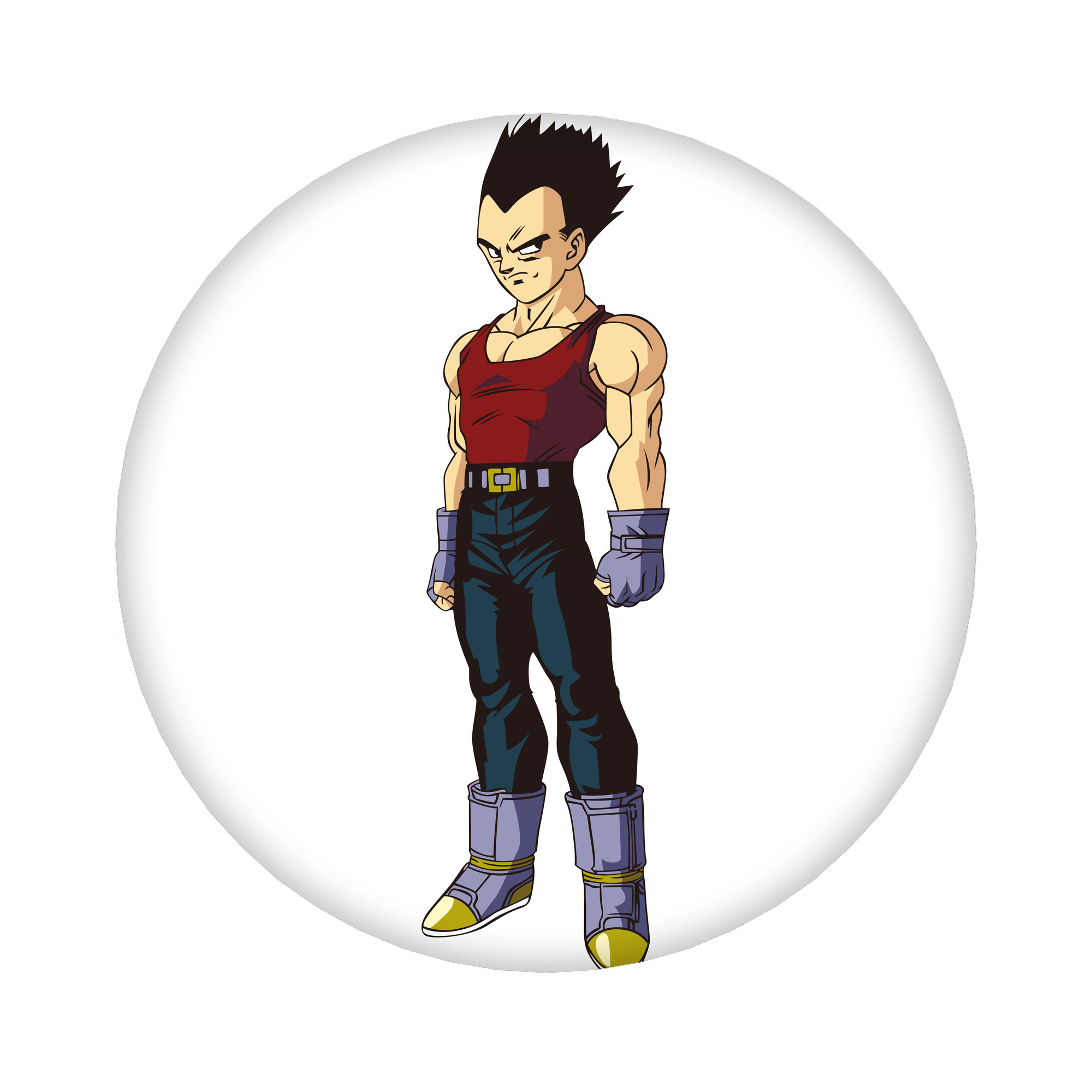 （画像用） ドラゴンボール ベジータ四世（Bejīta Yonsei）DRAGON BALL Vegeta IV 6cm 缶バッジ 複数セット