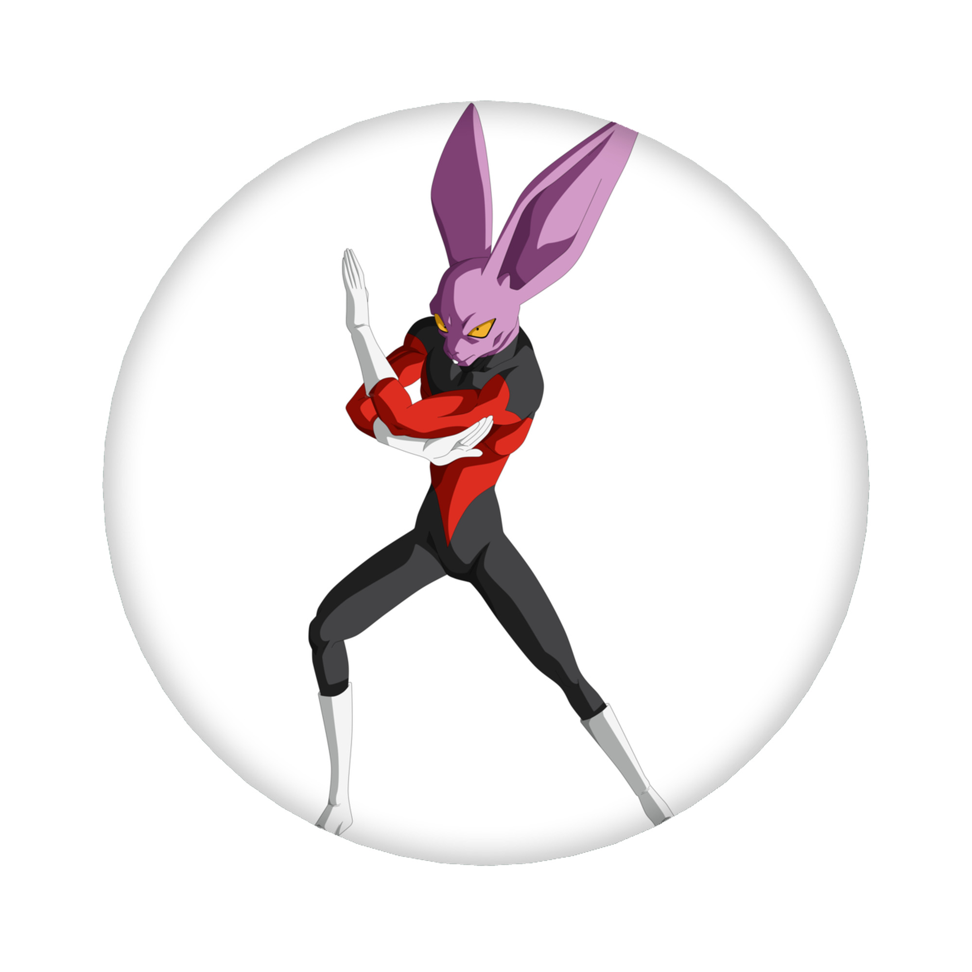（画像用） ドラゴンボール ビルス 破壊神ビルス DRAGON BALL Beerus Birusu 6cm 缶バッジ 複数セット