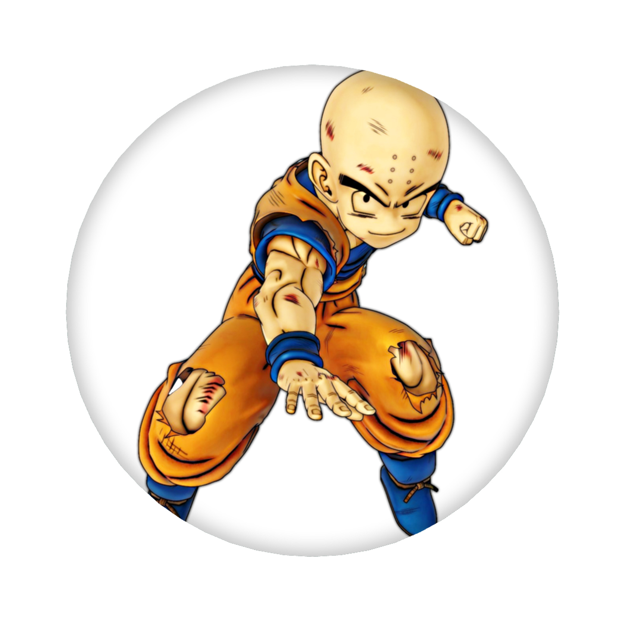 （画像用） ドラゴンボール クリリン DRAGON BALL krillin 6cm 缶バッジ 複数セット