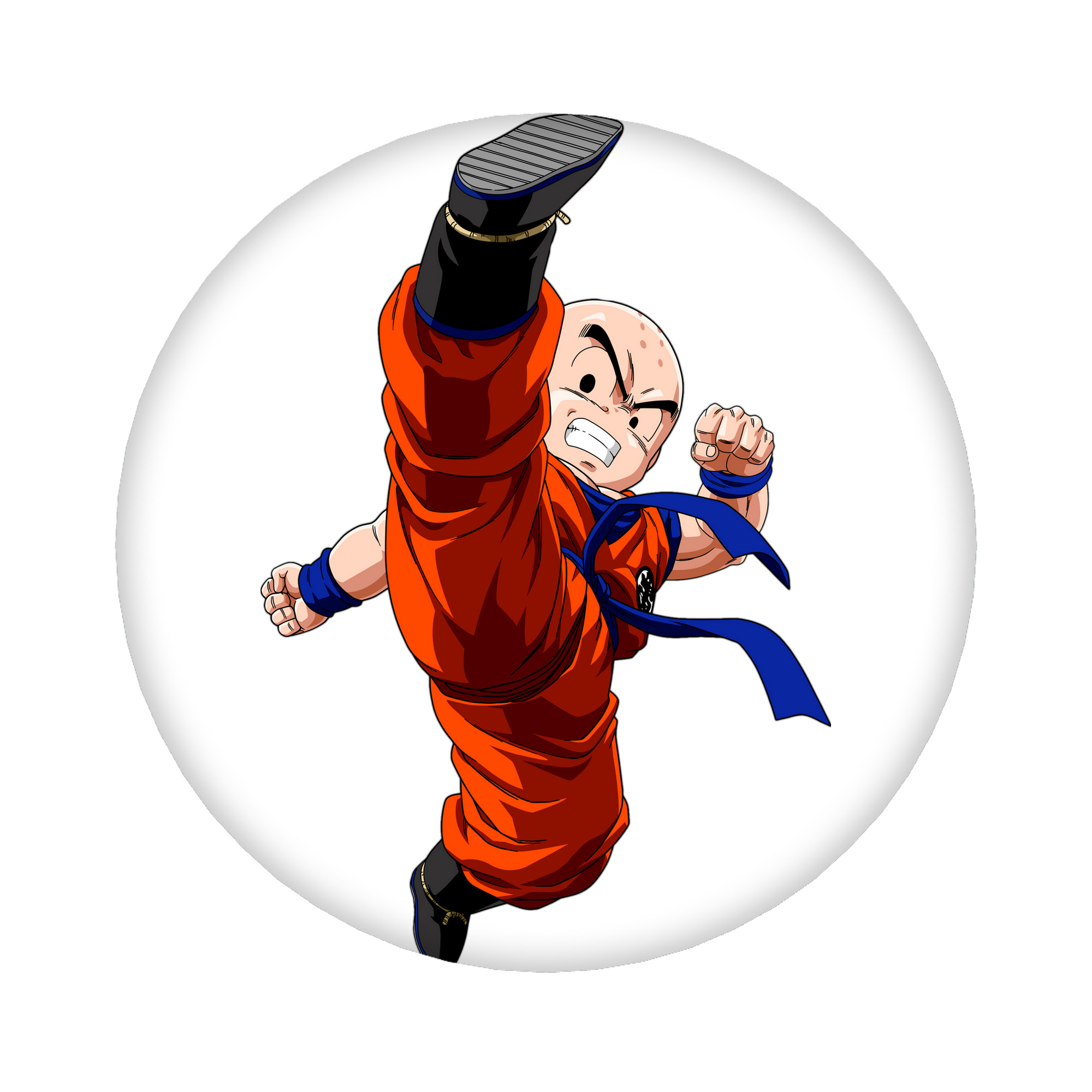 （画像用） ドラゴンボール クリリン DRAGON BALL krillin 6cm 缶バッジ 複数セット