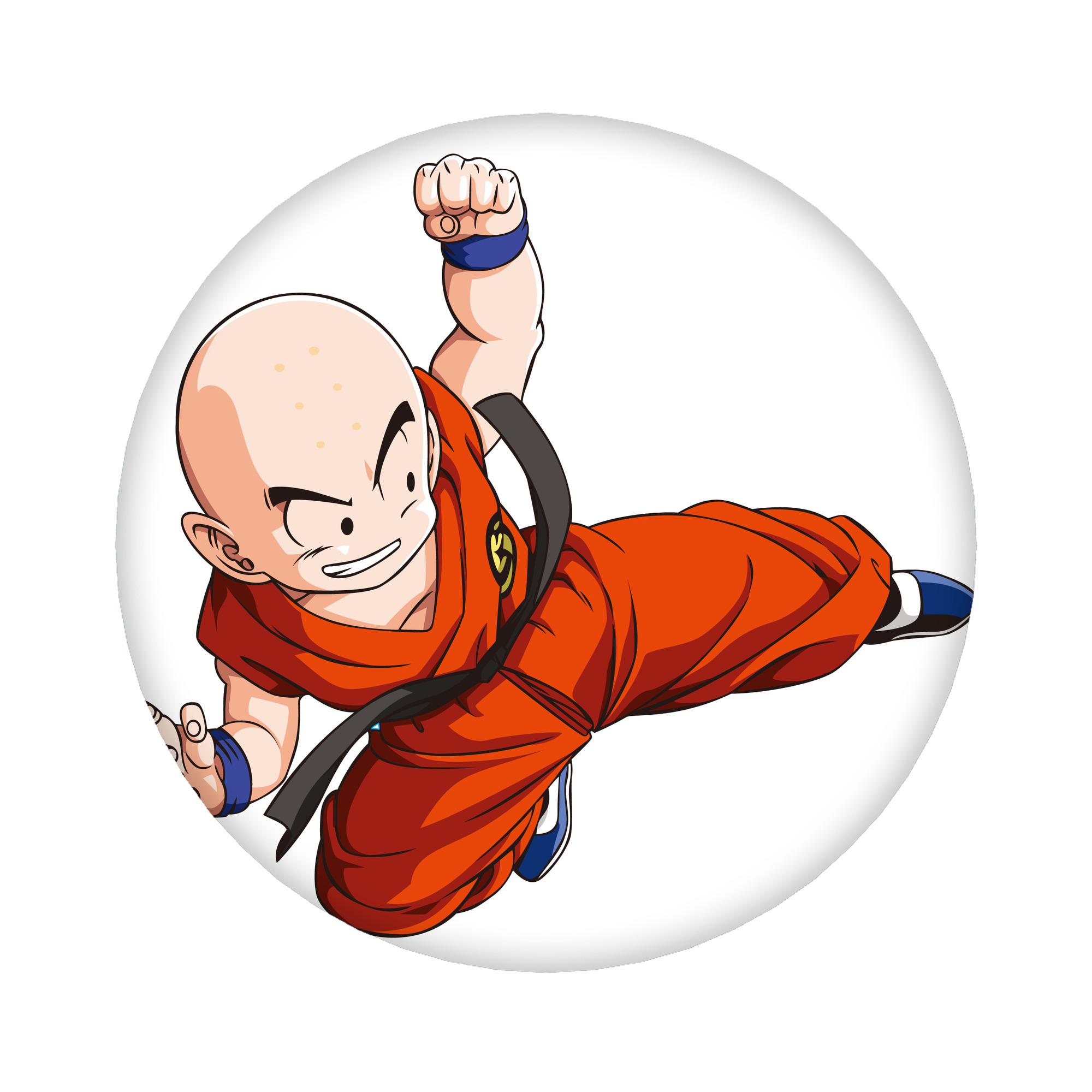 （画像用） ドラゴンボール クリリン DRAGON BALL krillin 6cm 缶バッジ 複数セット