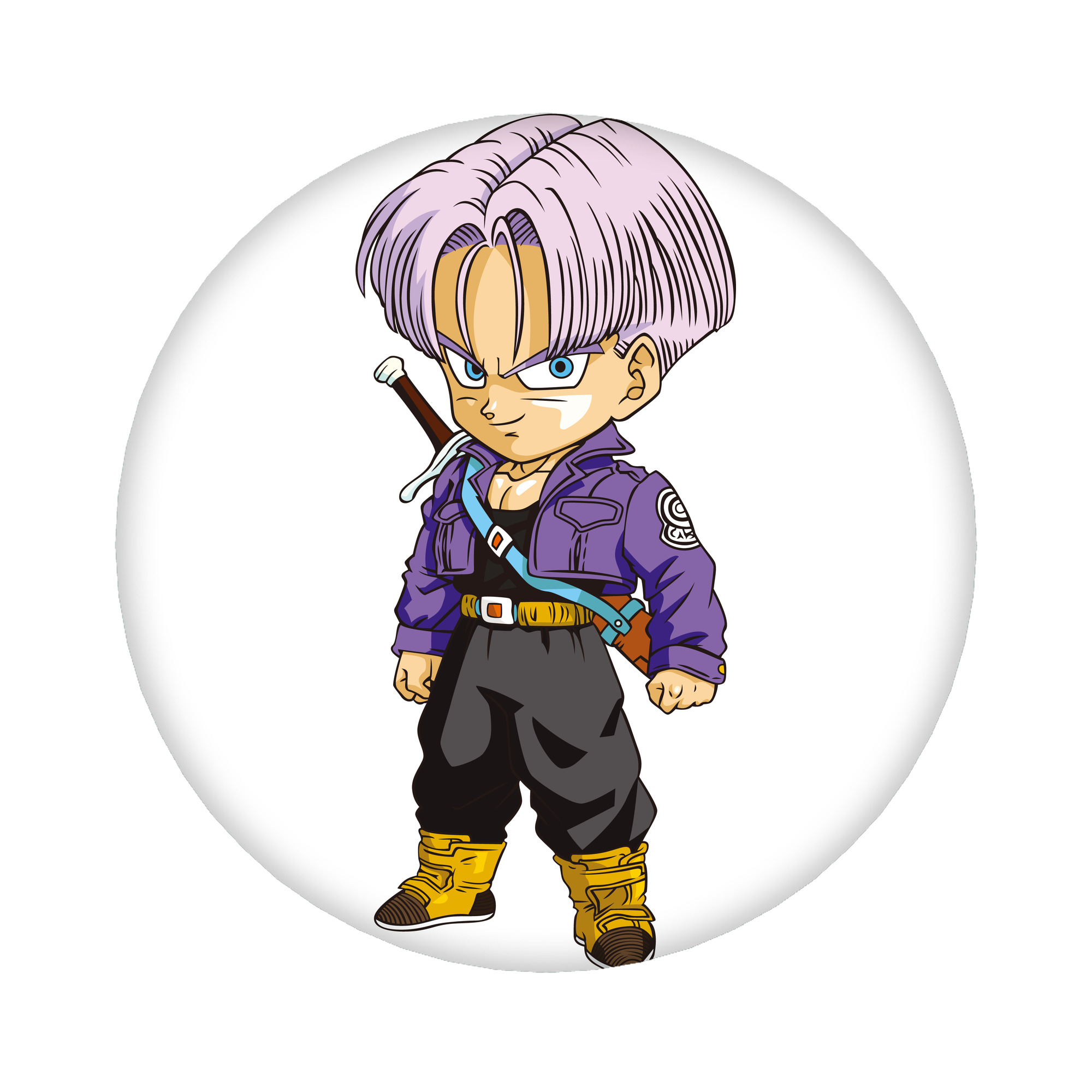 （画像用） ドラゴンボール トランクス（Torankusu）DRAGON BALL Trunks 6cm 缶バッジ 複数セット