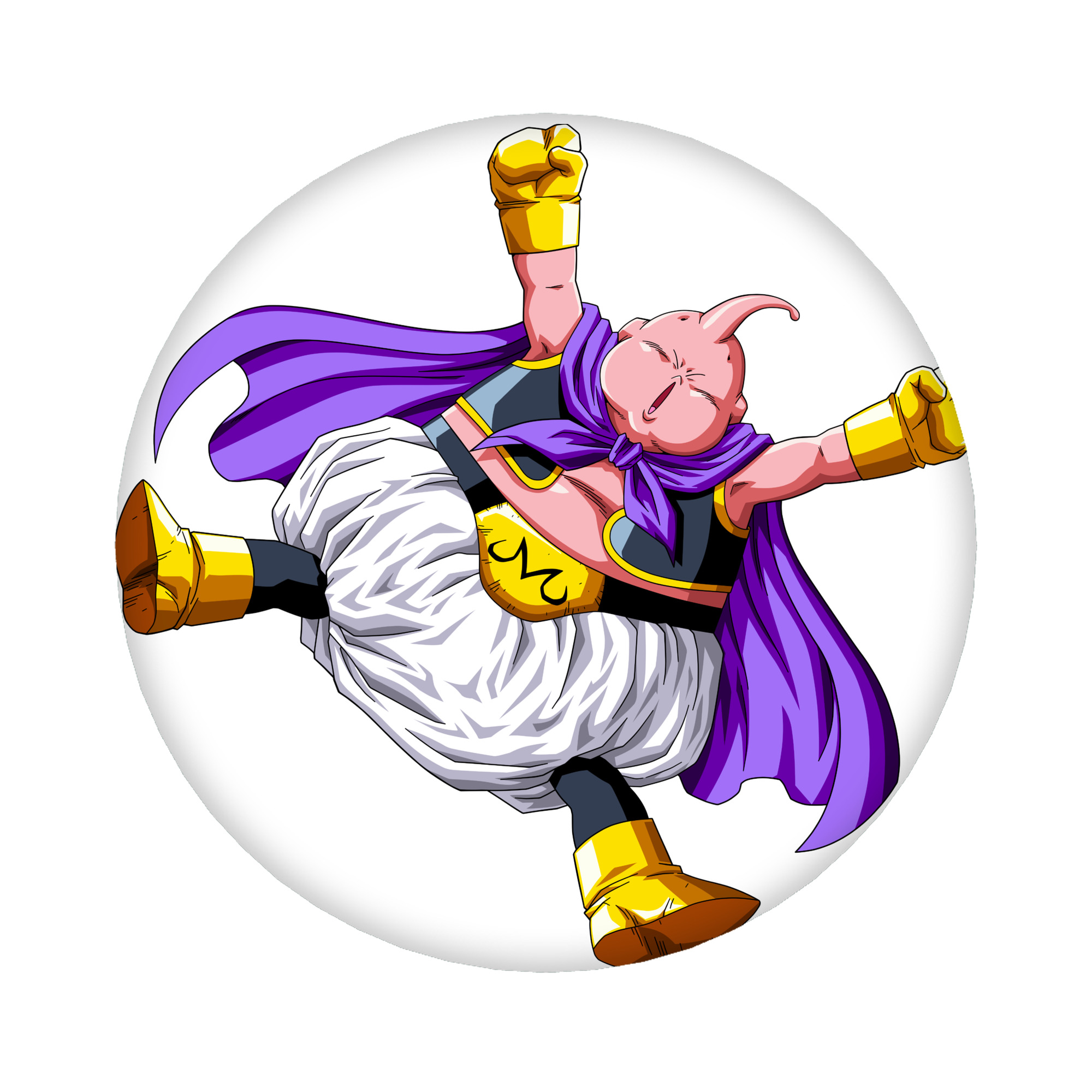（画像用） ドラゴンボール 魔人ブウ DRAGON BALL Majin Buu 6cm 缶バッジ 複数セット