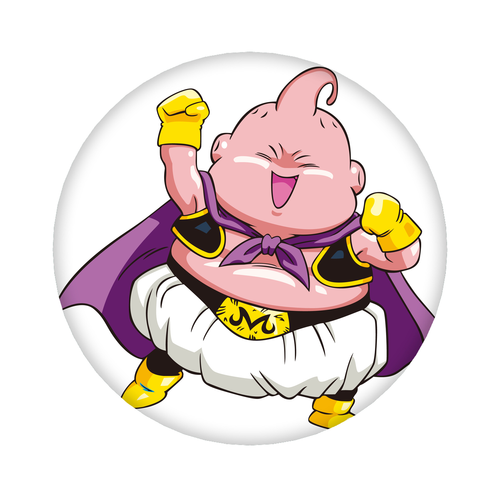 （画像用） ドラゴンボール 魔人ブウ DRAGON BALL Majin Buu 6cm 缶バッジ 複数セット
