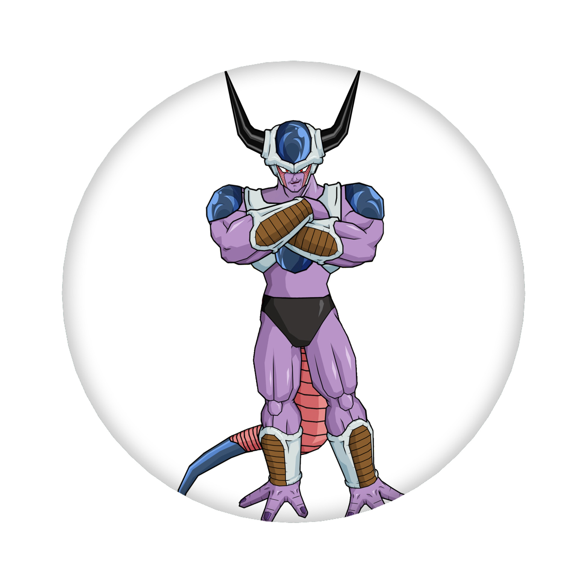 （画像用） ドラゴンボール フリーザ DRAGON BALL Frieza 6cm 缶バッジ 複数セット