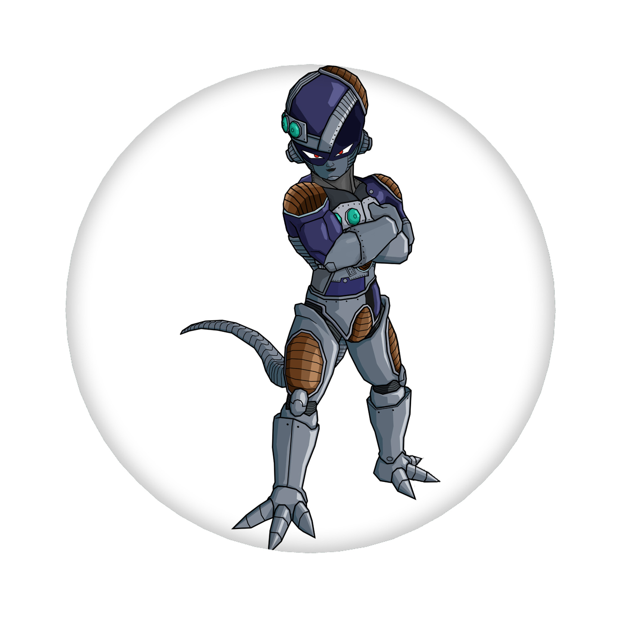 （画像用） ドラゴンボール フリーザ DRAGON BALL Frieza 6cm 缶バッジ 複数セット