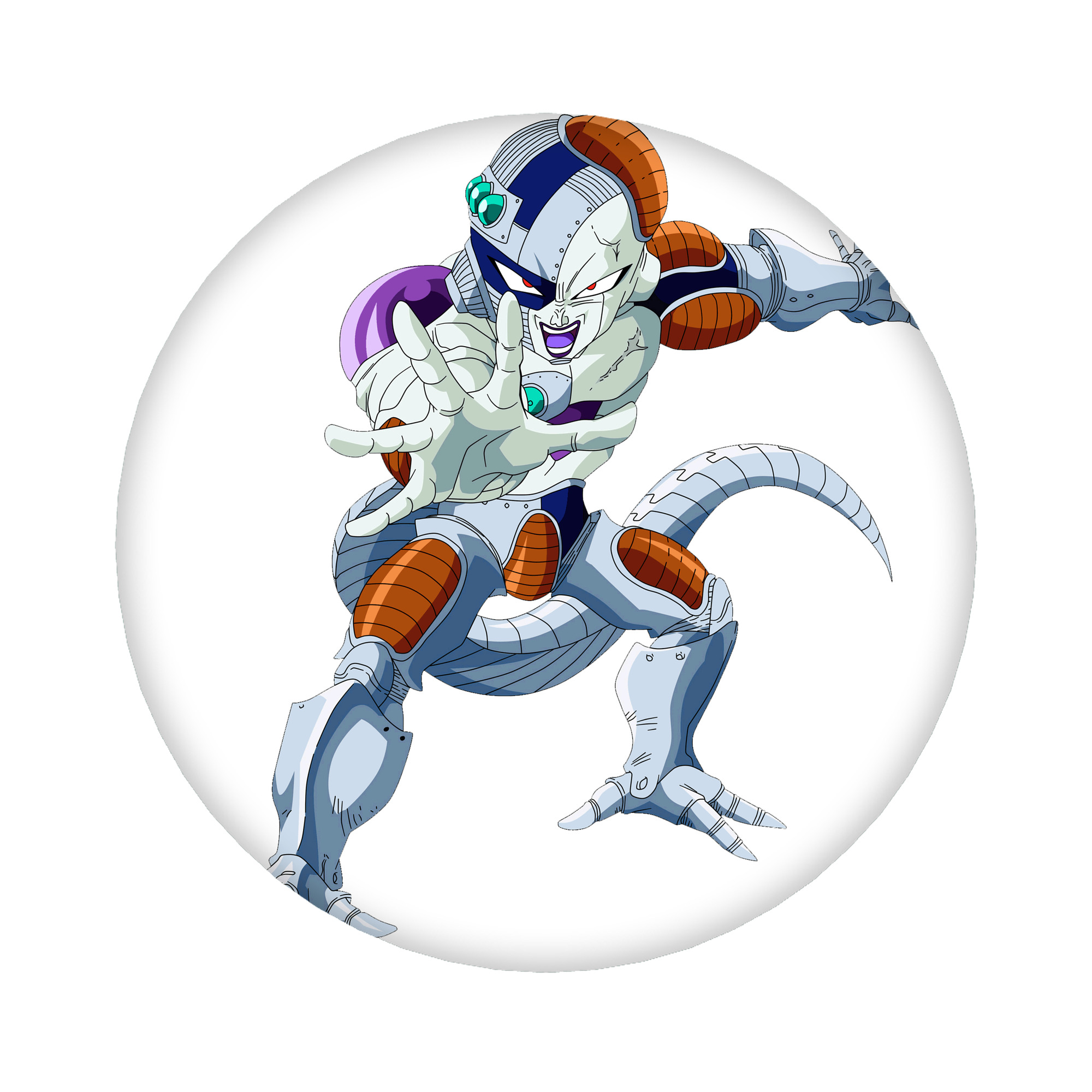 （画像用） ドラゴンボール フリーザ DRAGON BALL Frieza 6cm 缶バッジ 複数セット