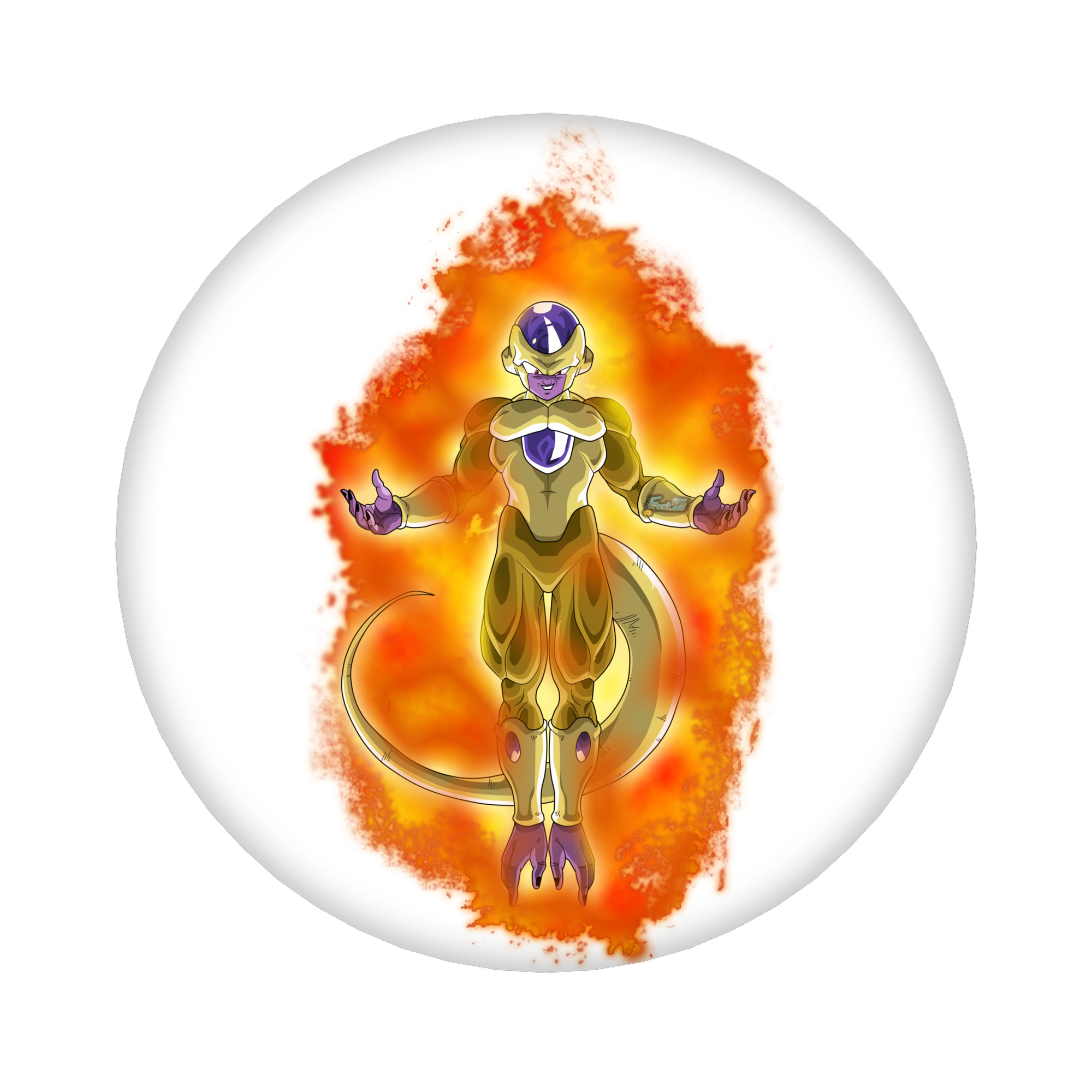 （画像用） ドラゴンボール フリーザ DRAGON BALL Frieza 6cm 缶バッジ 複数セット