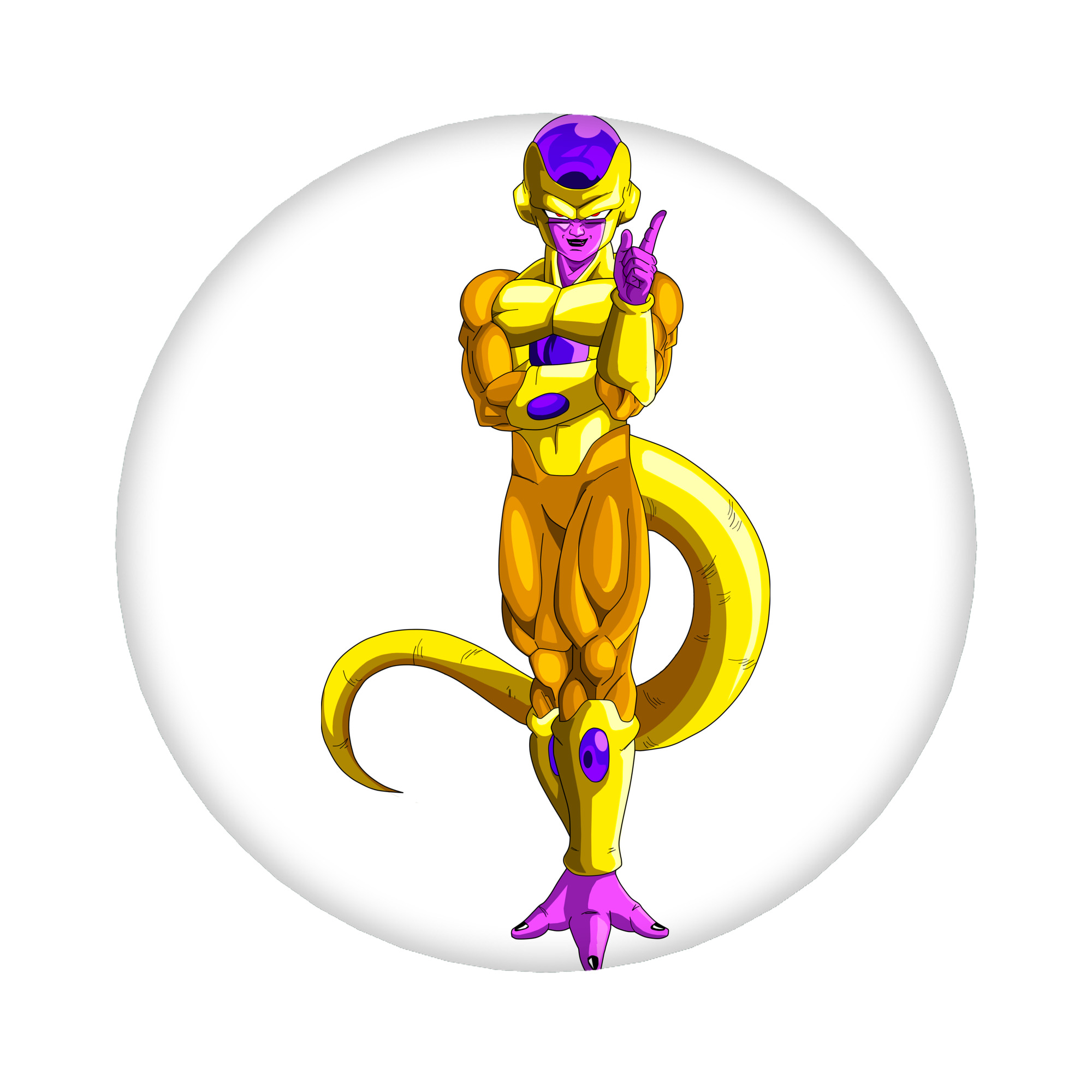 （画像用） ドラゴンボール フリーザ DRAGON BALL Frieza 6cm 缶バッジ 複数セット
