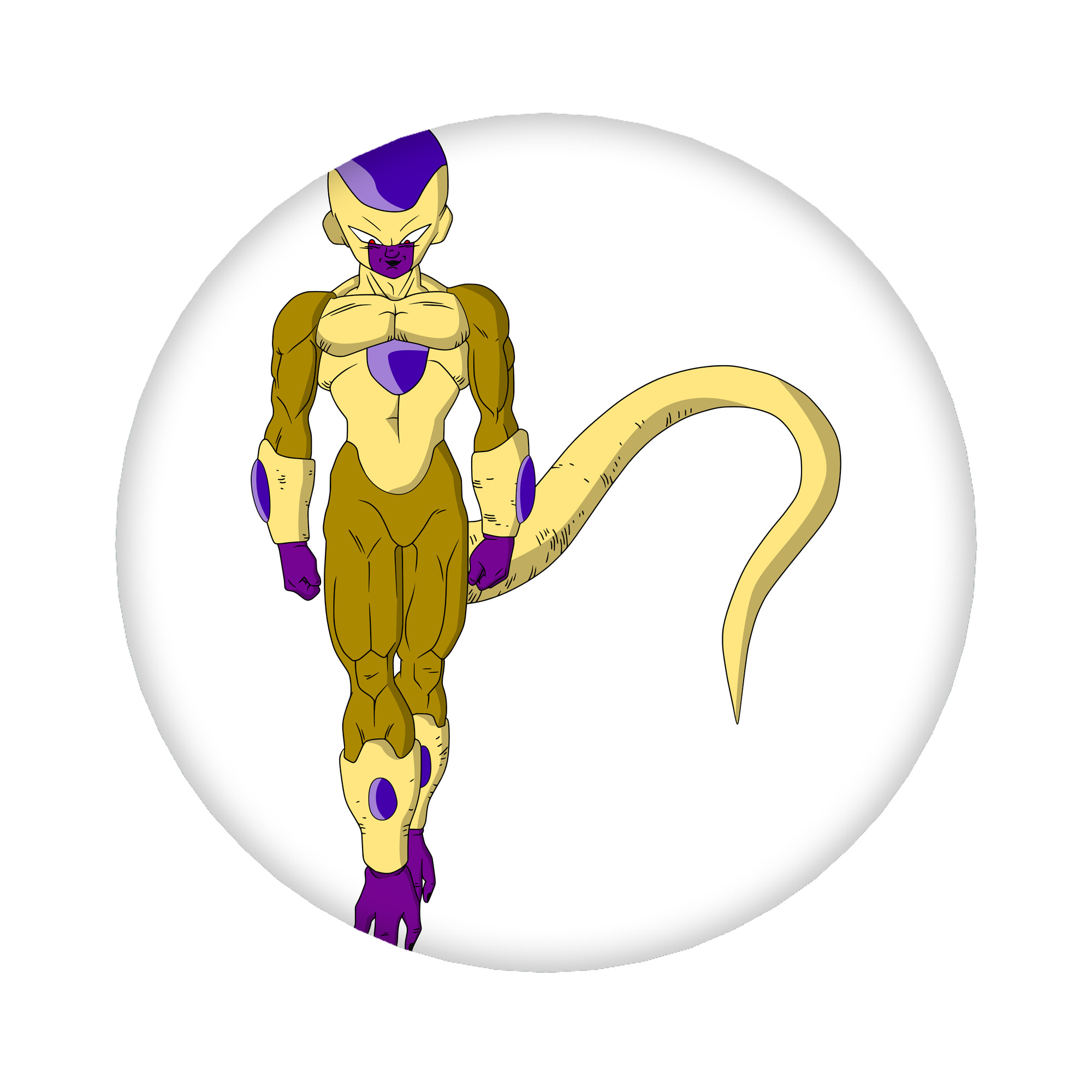 （画像用） ドラゴンボール フリーザ DRAGON BALL Frieza 6cm 缶バッジ 複数セット