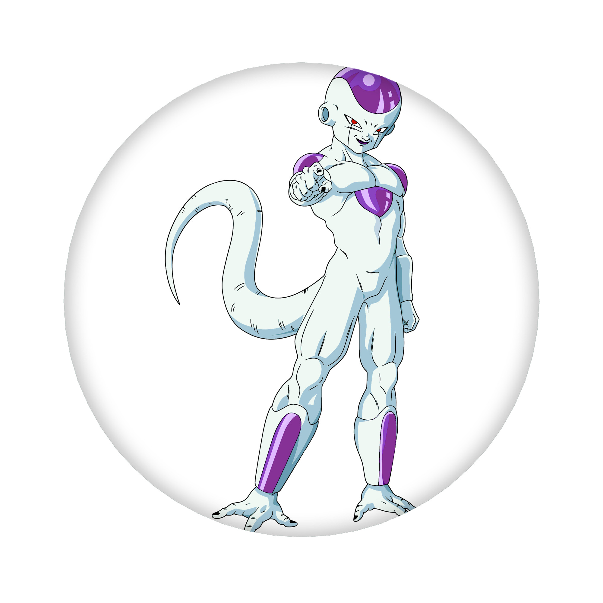 （画像用） ドラゴンボール フリーザ DRAGON BALL Frieza 6cm 缶バッジ 複数セット
