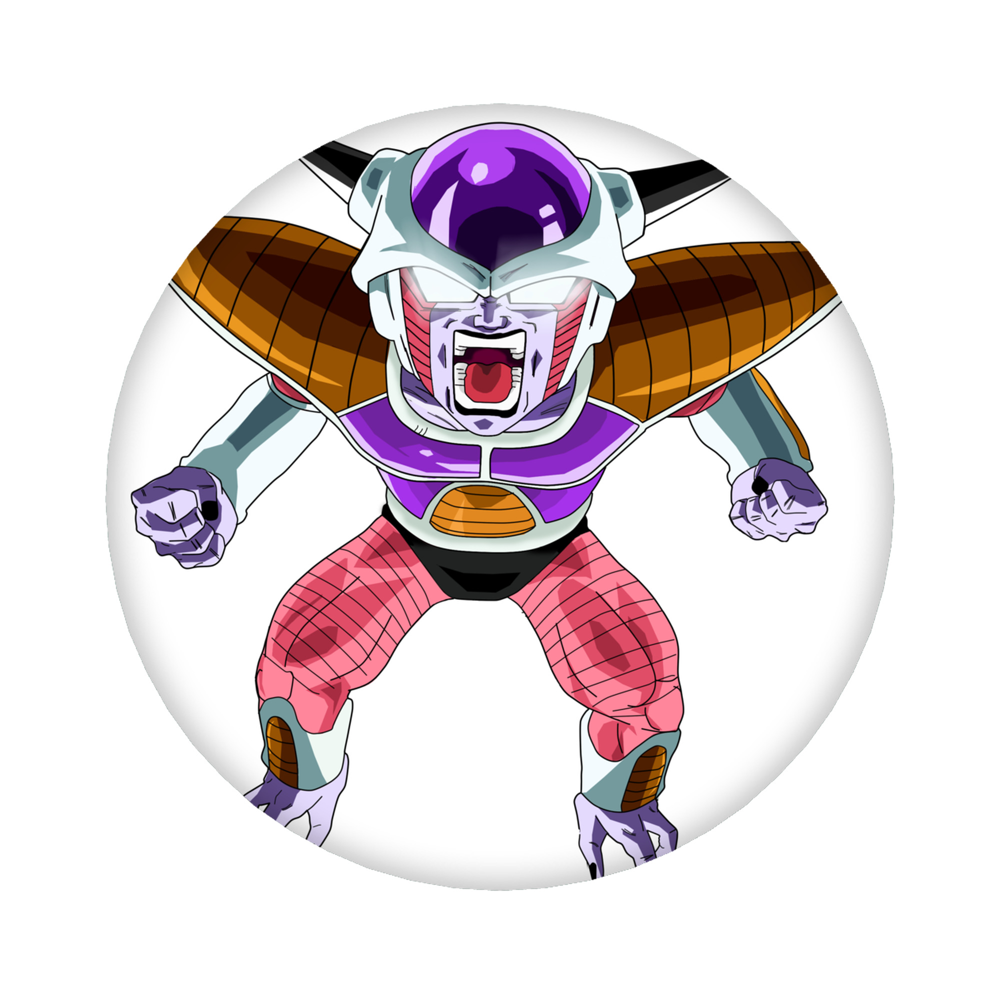 （画像用） ドラゴンボール フリーザ DRAGON BALL Frieza 6cm 缶バッジ 複数セット