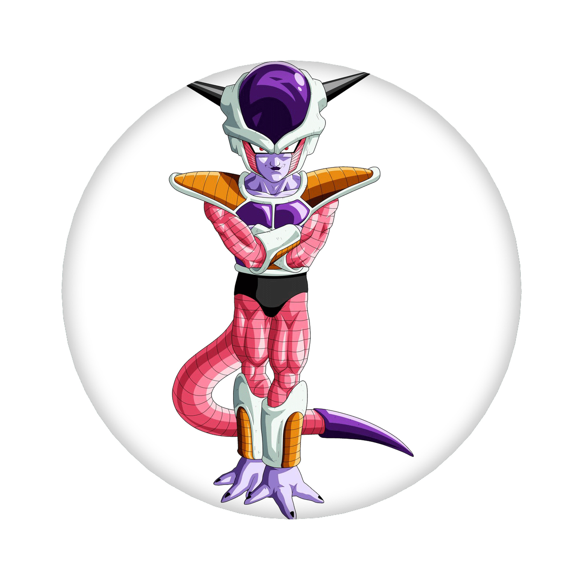 （画像用） ドラゴンボール フリーザ DRAGON BALL Frieza 6cm 缶バッジ 複数セット