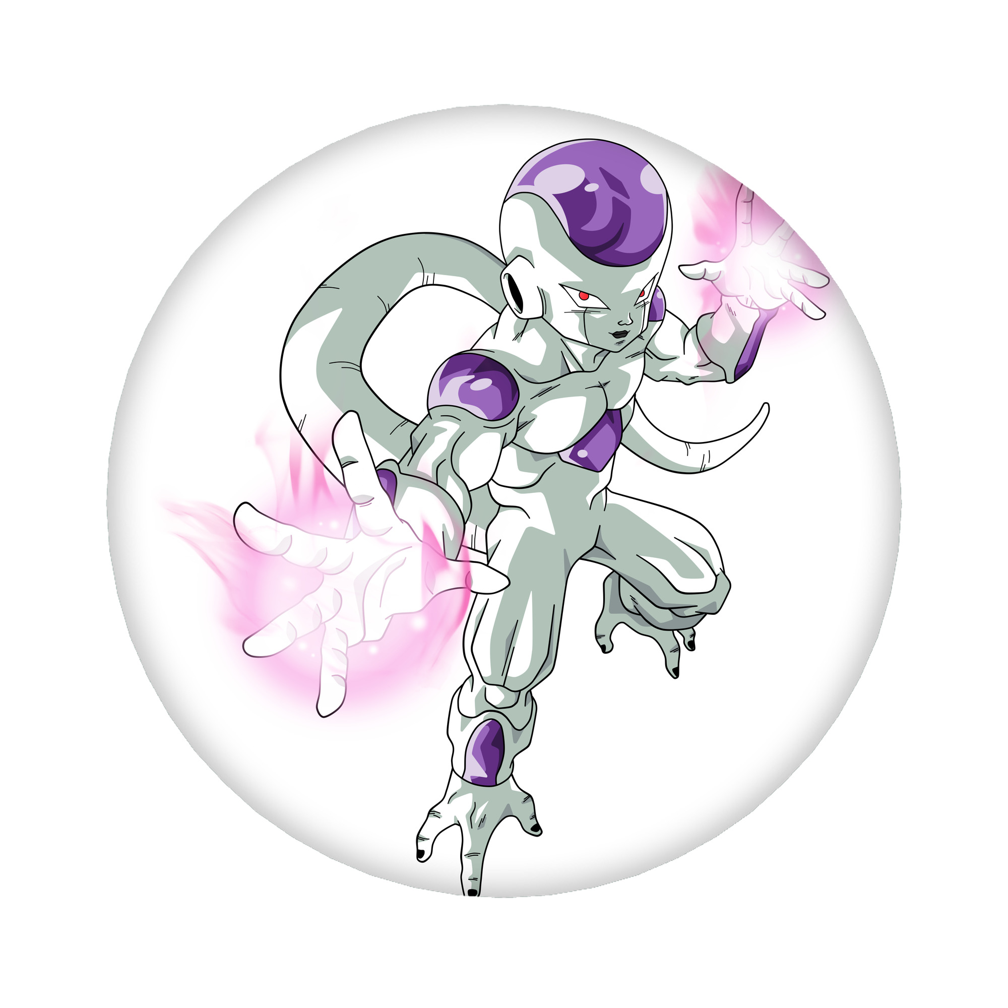 （画像用） ドラゴンボール フリーザ DRAGON BALL Frieza 6cm 缶バッジ 複数セット