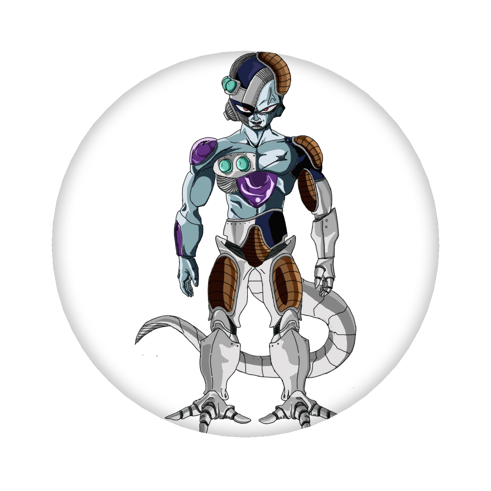 （画像用） ドラゴンボール クウラ DRAGON BALL Cooler Coora 6cm 缶バッジ 複数セット