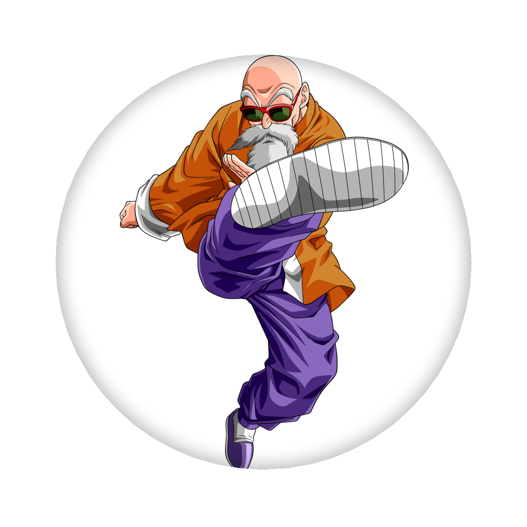 （画像用） ドラゴンボール 亀仙人（かめせんにん） DRAGON BALL Master Roshi Kame Sennin 6cm 缶バッジ 複数セット