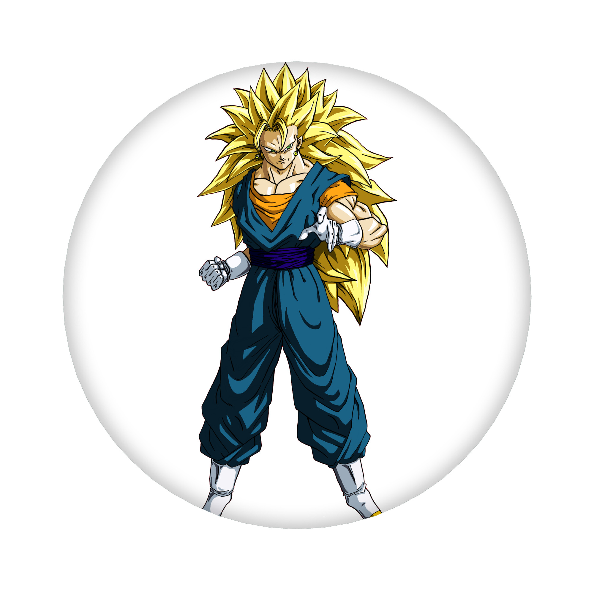 （画像用） ドラゴンボール ベジット DRAGON BALL Vegetto 6cm 缶バッジ 複数セット