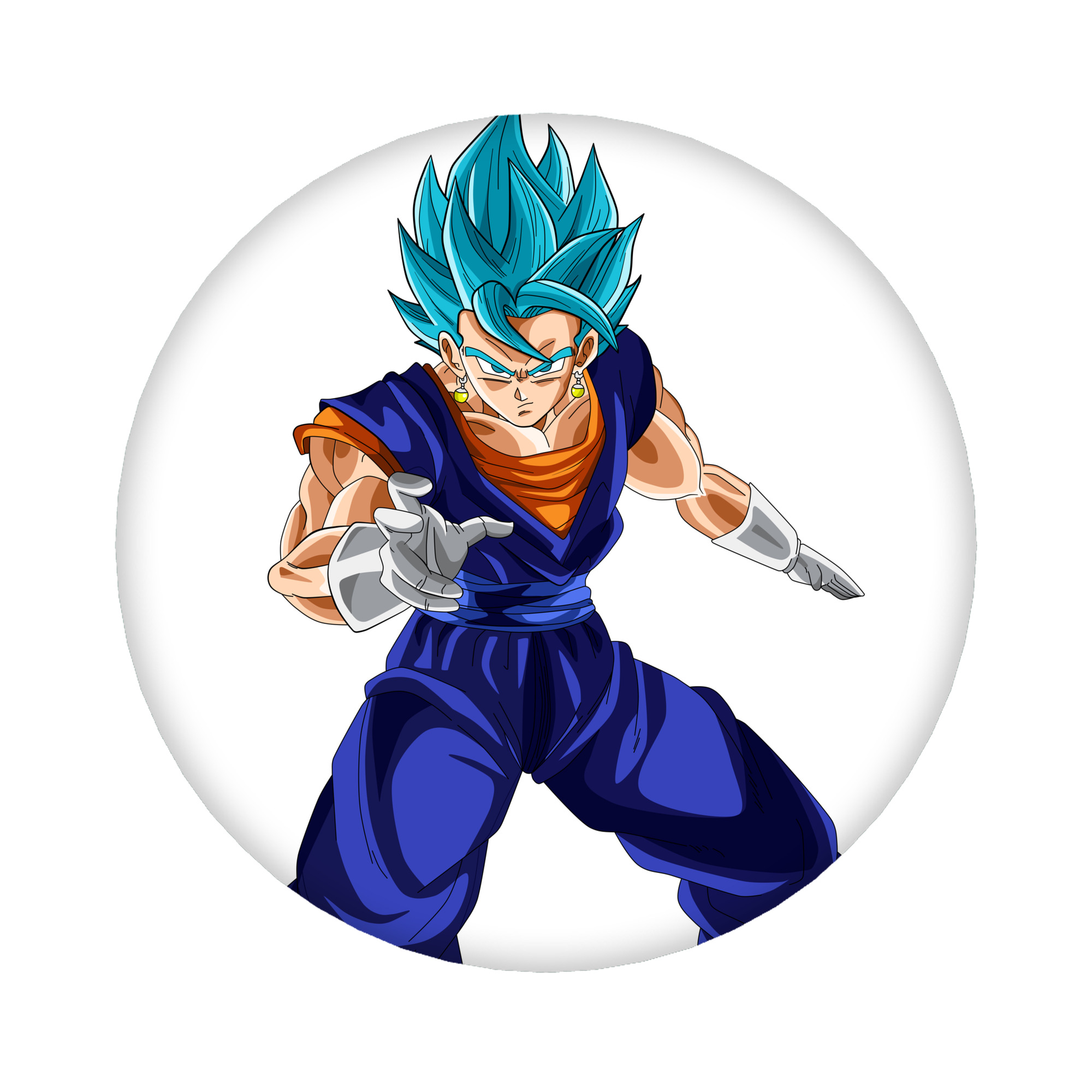 （画像用） ドラゴンボール ベジット DRAGON BALL Vegetto 6cm 缶バッジ 複数セット