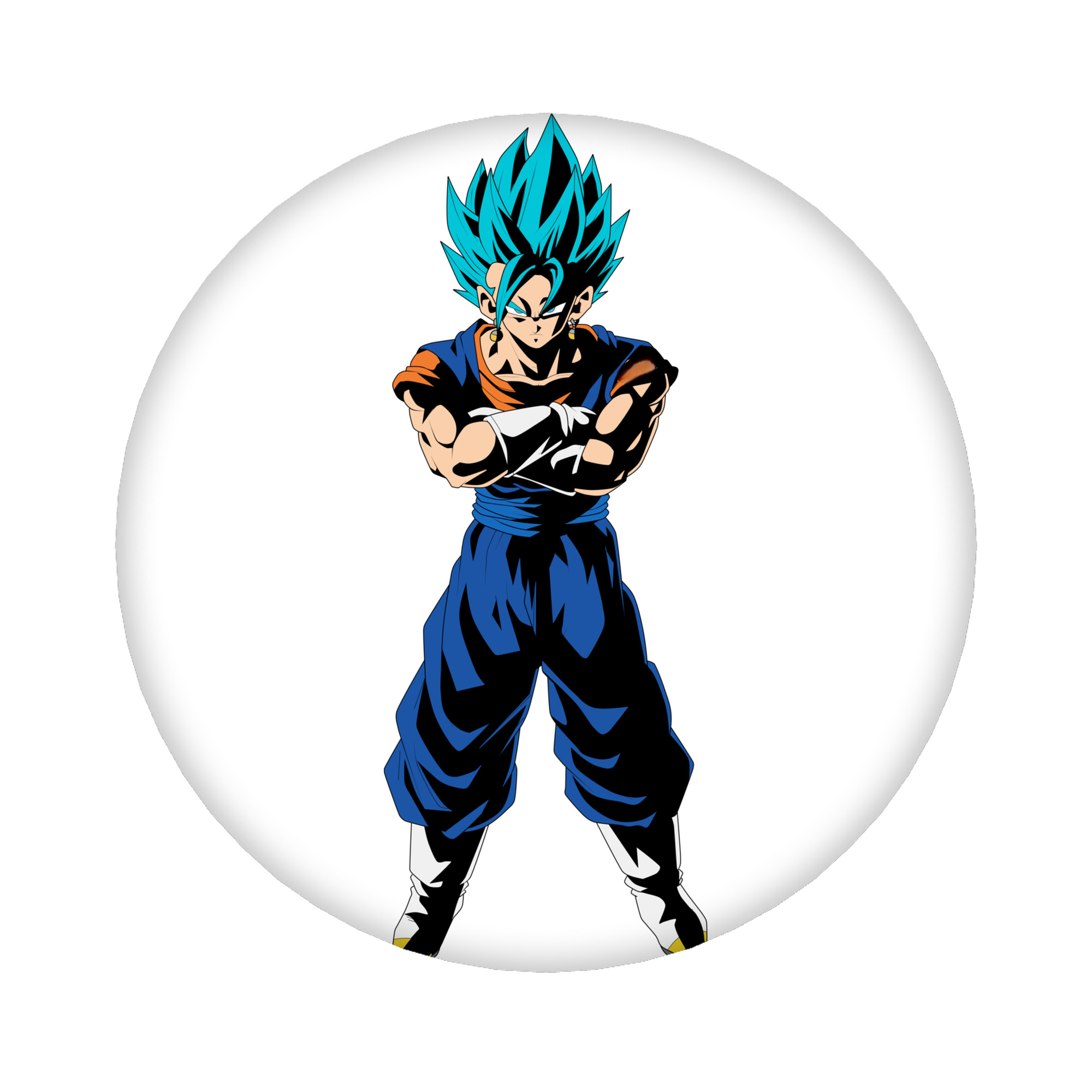 （画像用） ドラゴンボール ベジット DRAGON BALL Vegetto 6cm 缶バッジ 複数セット
