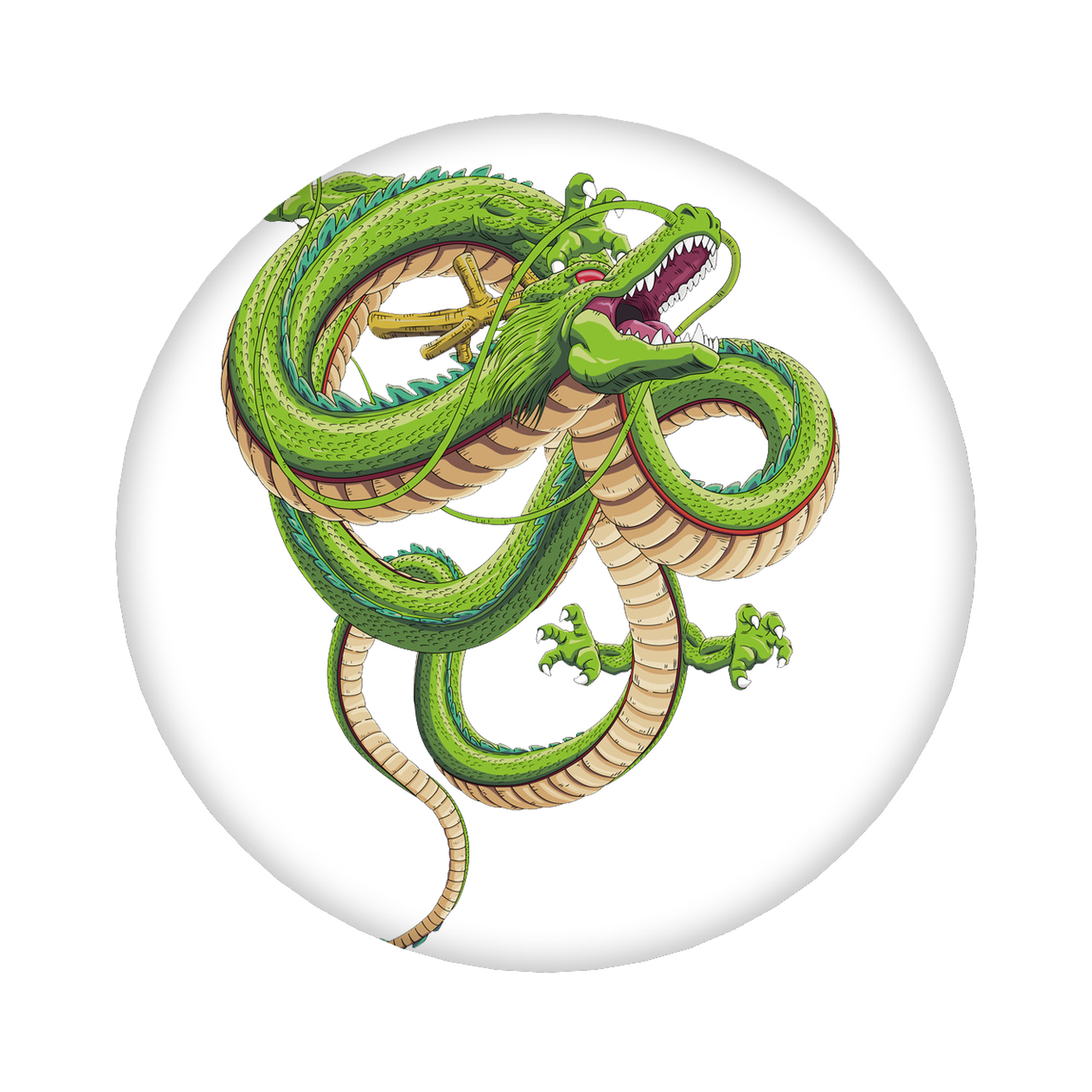（画像用） ドラゴンボール 神龍 シェンロン DRAGON BALL Shenron 6cm 缶バッジ 複数セット
