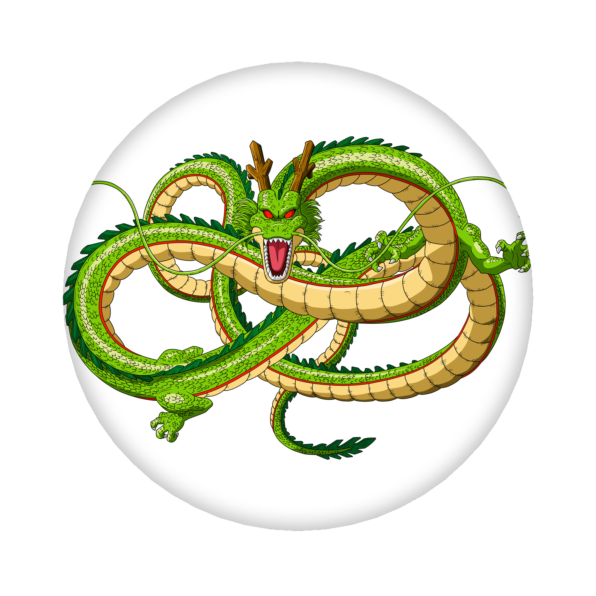 （画像用） ドラゴンボール 神龍 シェンロン DRAGON BALL Shenron 6cm 缶バッジ 複数セット